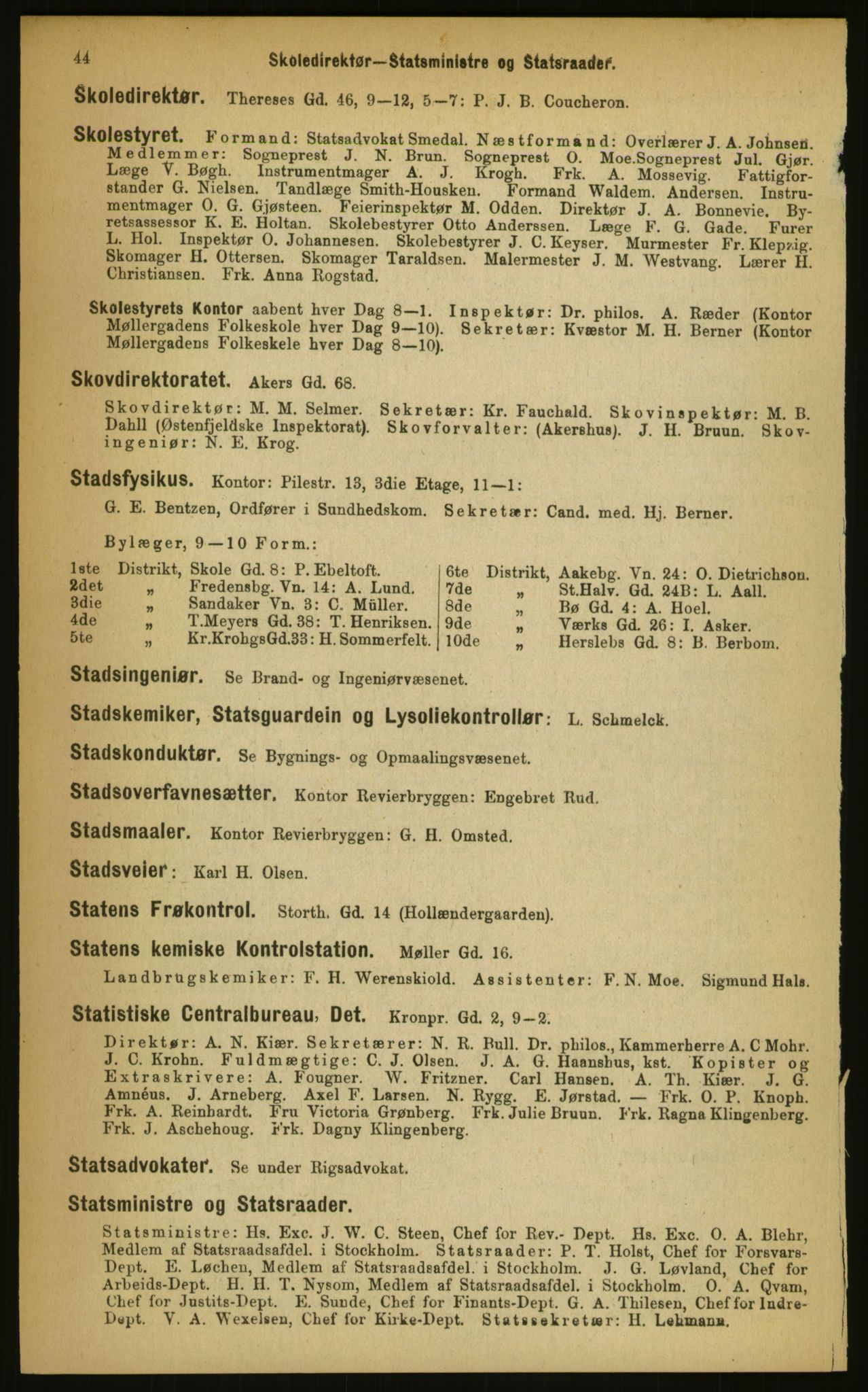 Kristiania/Oslo adressebok, PUBL/-, 1899, p. 44