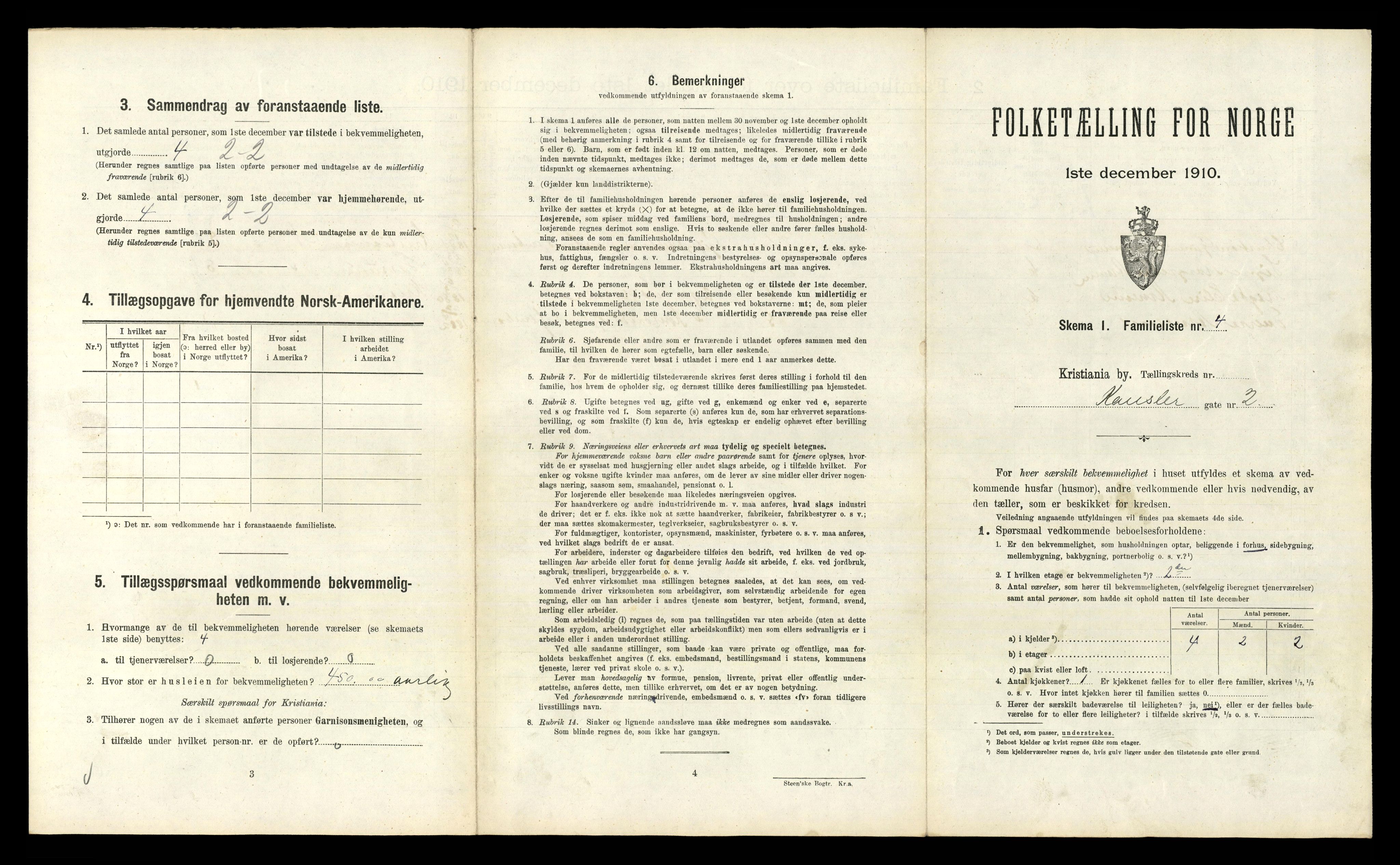 RA, 1910 census for Kristiania, 1910, p. 46903