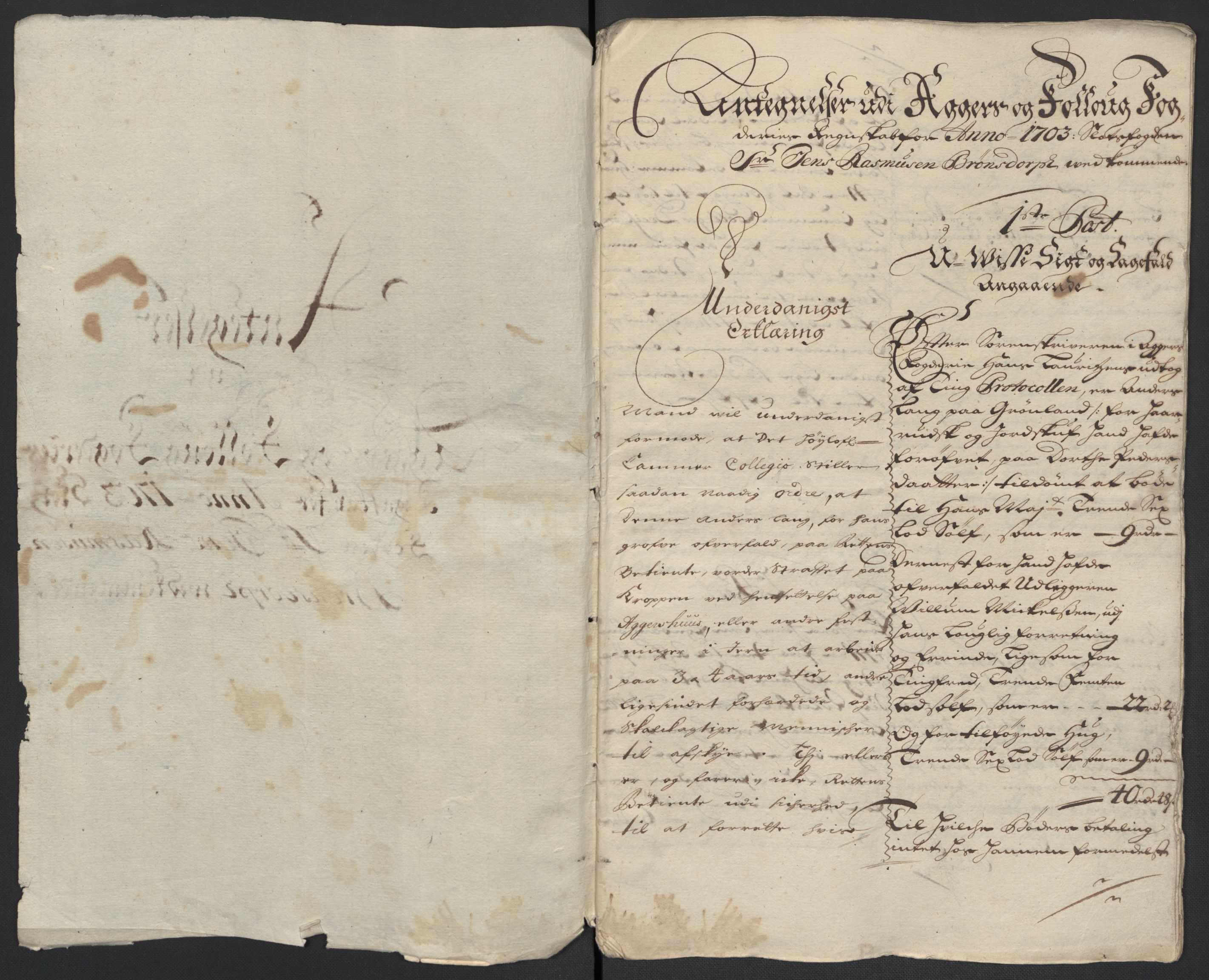 Rentekammeret inntil 1814, Reviderte regnskaper, Fogderegnskap, AV/RA-EA-4092/R10/L0445: Fogderegnskap Aker og Follo, 1703-1704, p. 259