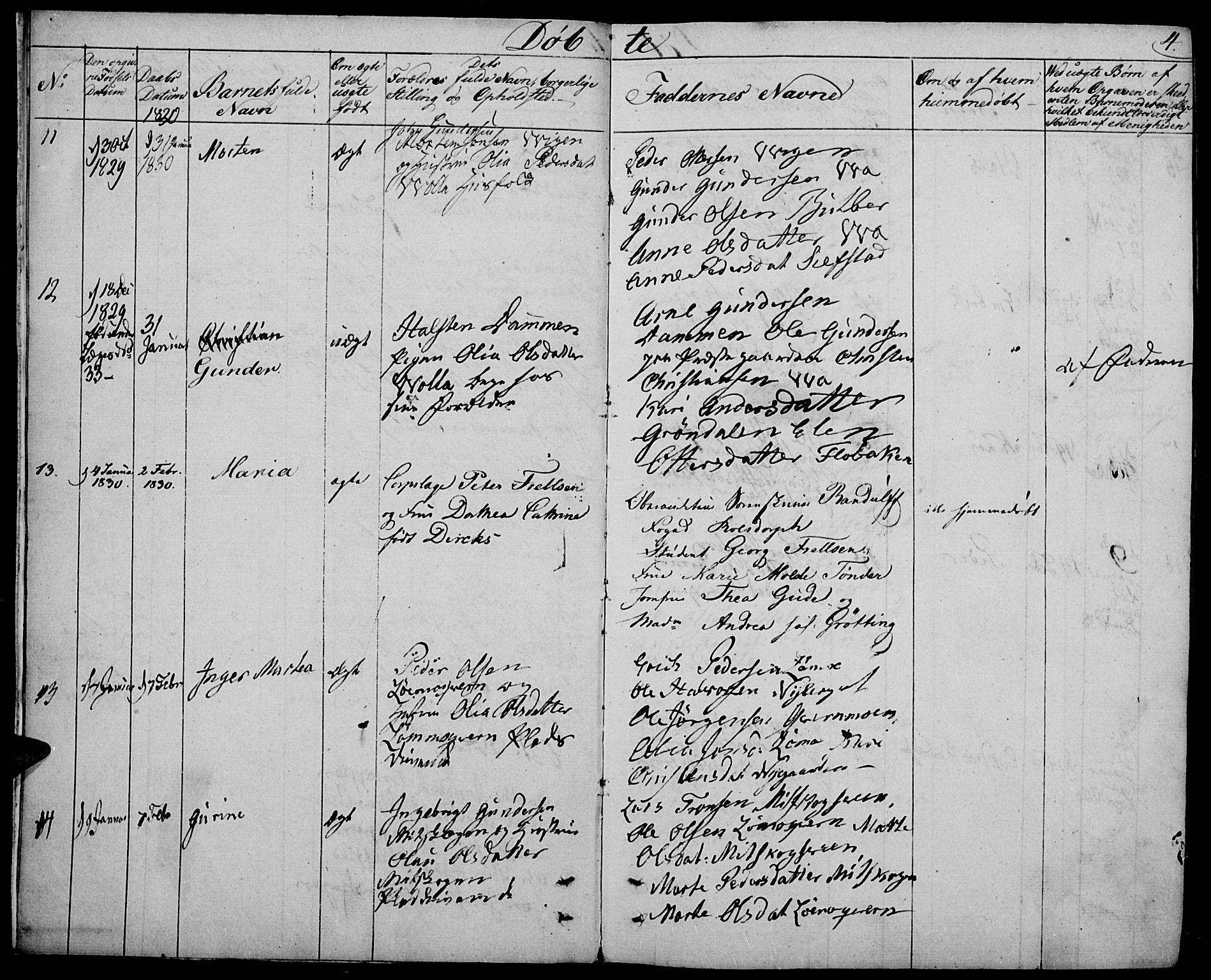 Elverum prestekontor, AV/SAH-PREST-044/H/Ha/Haa/L0008: Parish register (official) no. 8, 1830-1842, p. 4