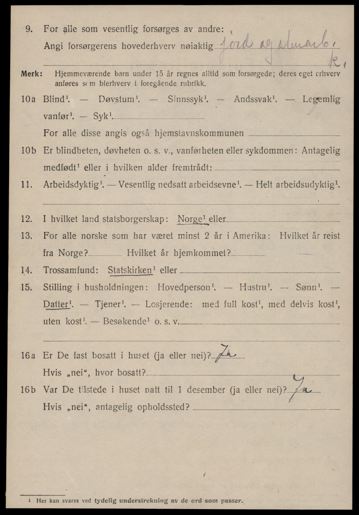 SAT, 1920 census for Molde, 1920, p. 5150