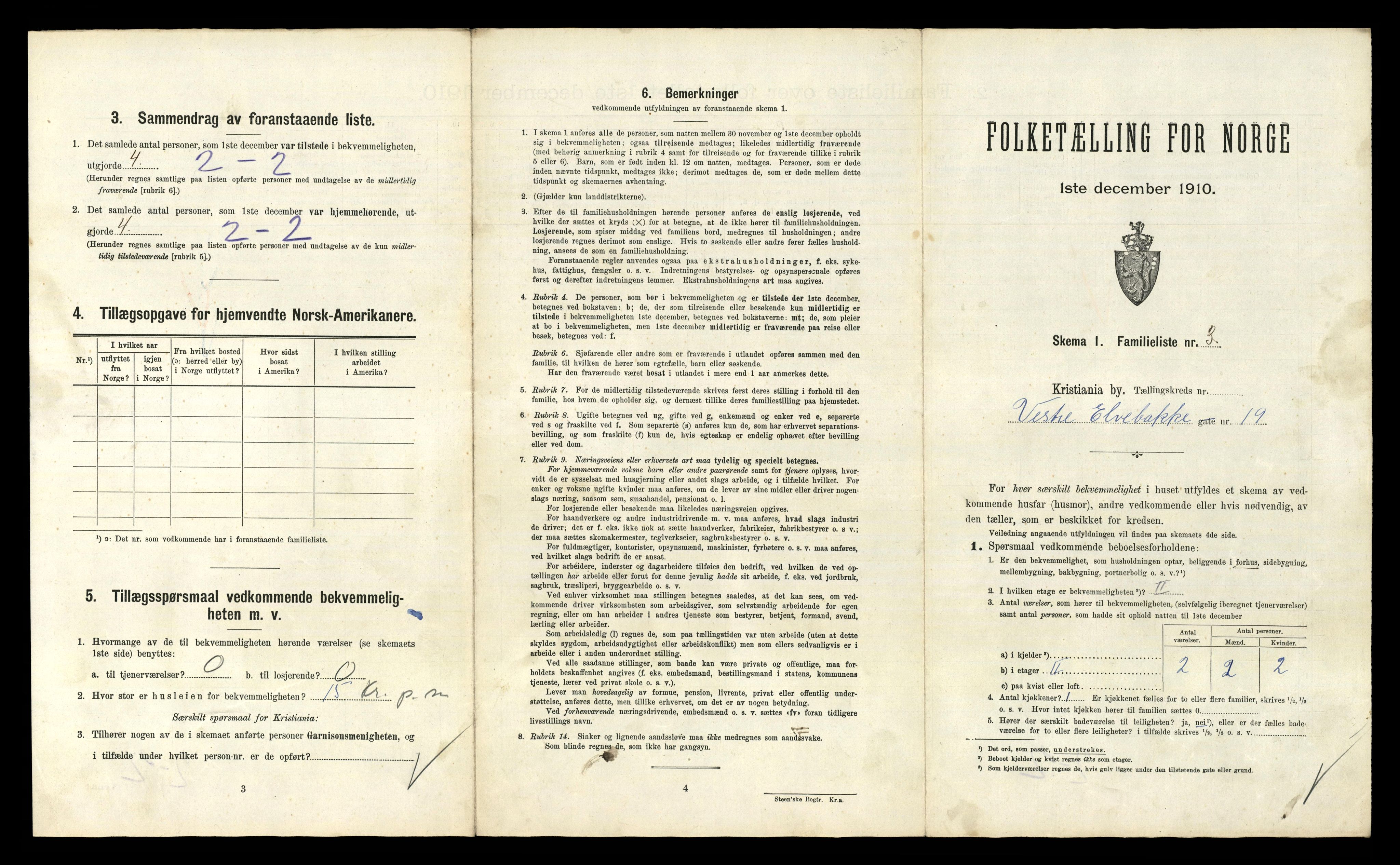 RA, 1910 census for Kristiania, 1910, p. 118185
