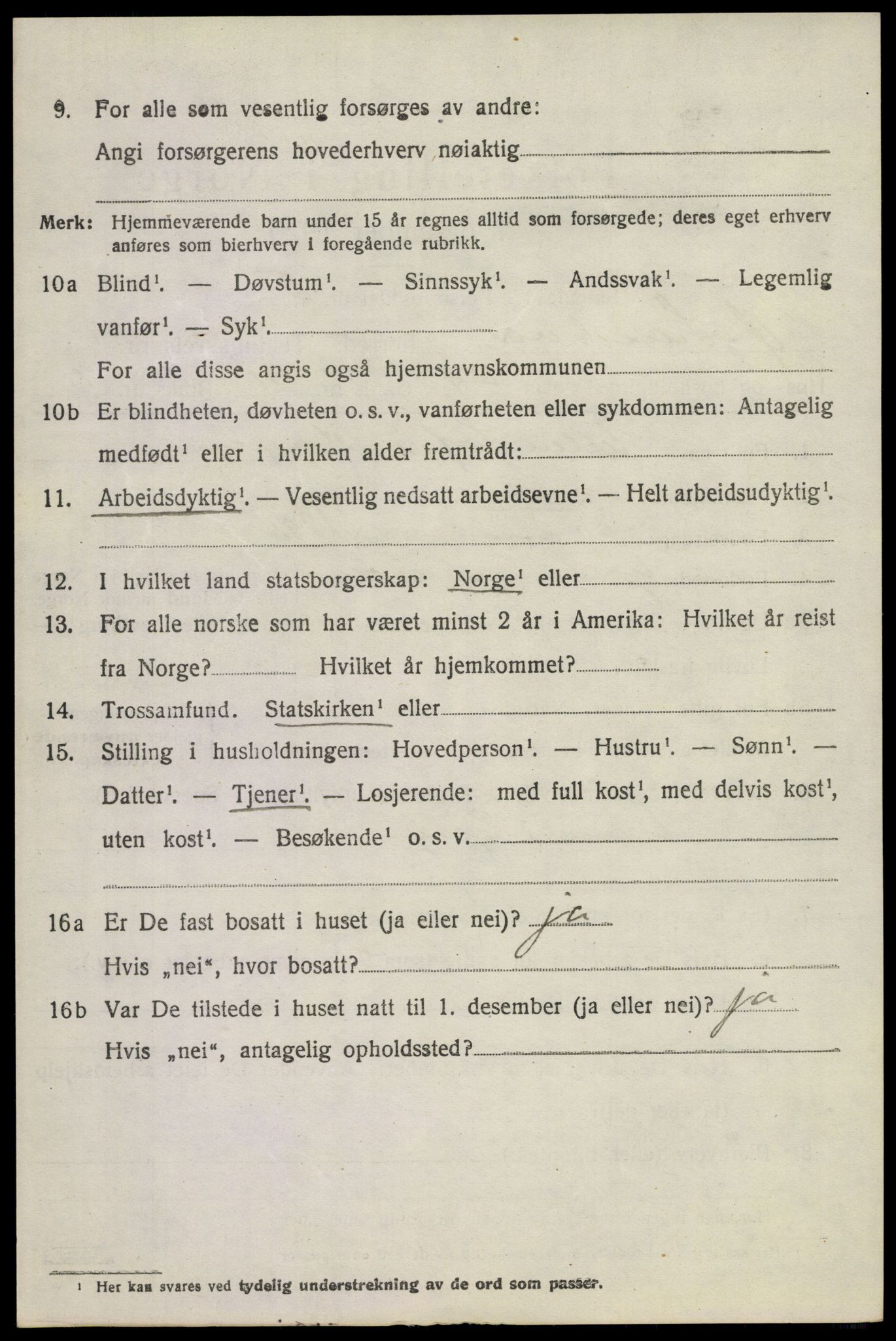 SAKO, 1920 census for Øvre Sandsvær, 1920, p. 1287