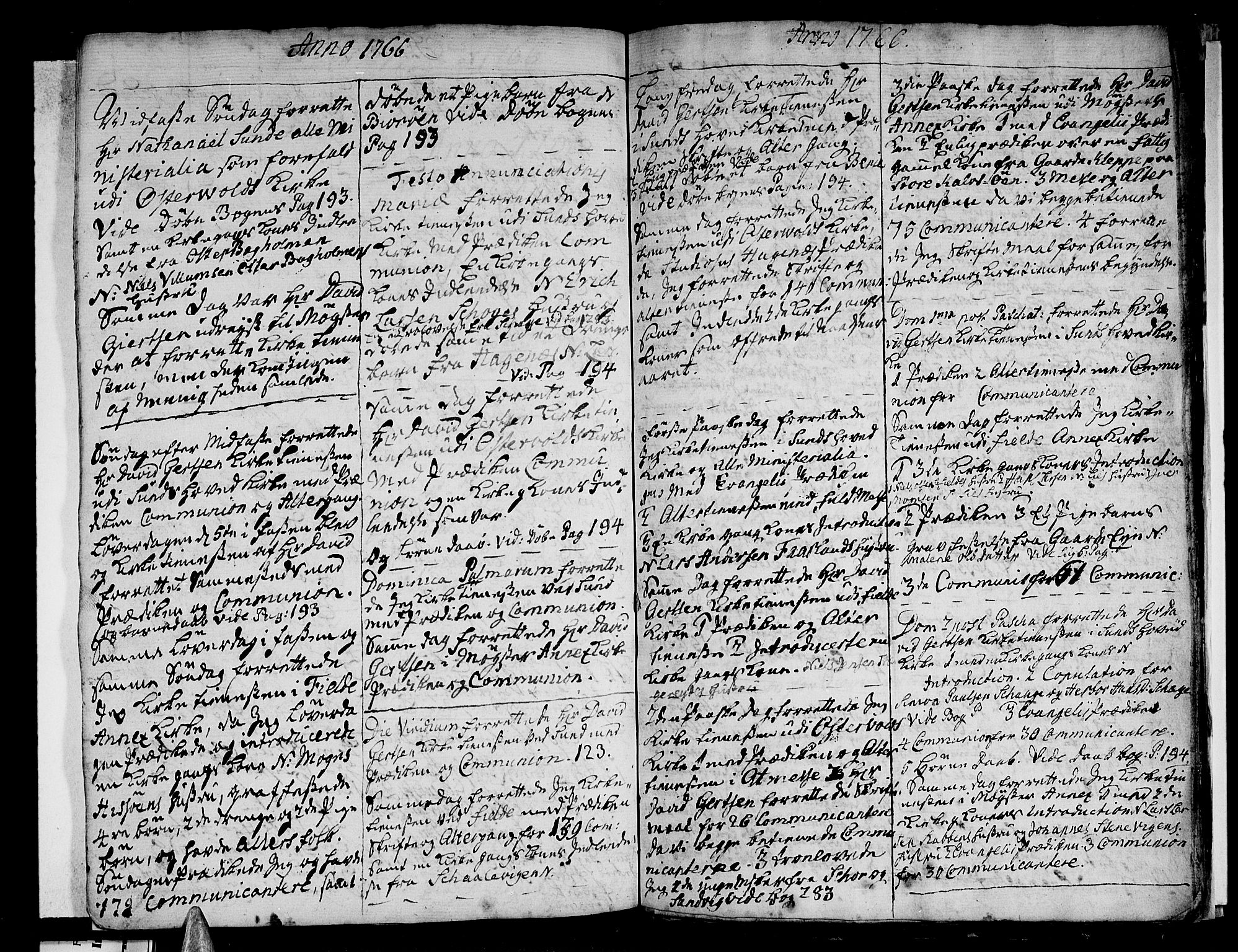 Sund sokneprestembete, AV/SAB-A-99930: Parish register (official) no. A 3, 1740-1769