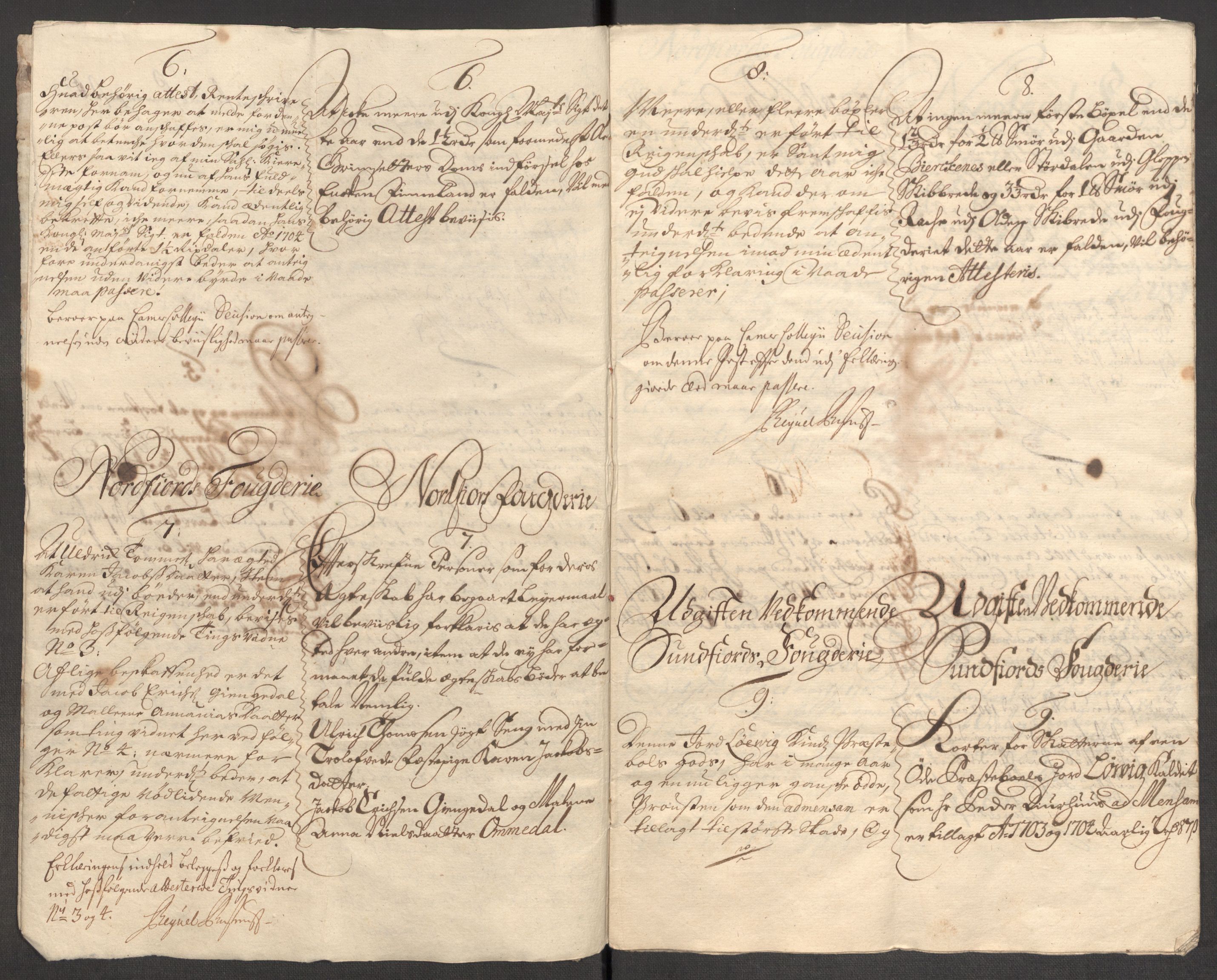 Rentekammeret inntil 1814, Reviderte regnskaper, Fogderegnskap, AV/RA-EA-4092/R53/L3428: Fogderegnskap Sunn- og Nordfjord, 1704, p. 300