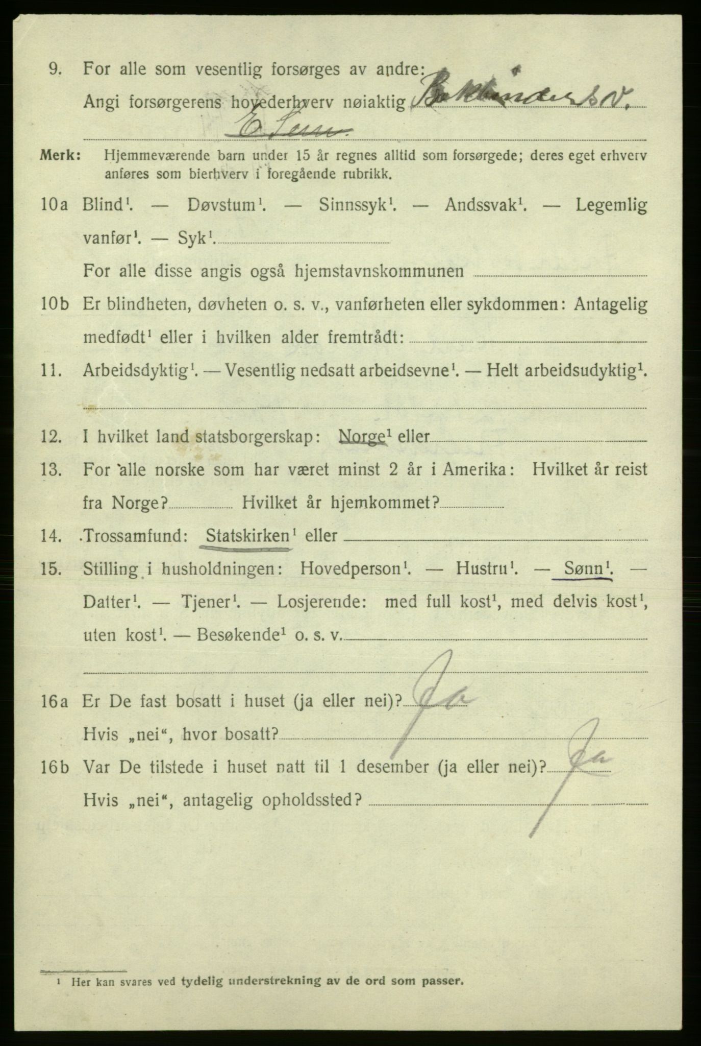 SAO, 1920 census for Fredrikshald, 1920, p. 28799