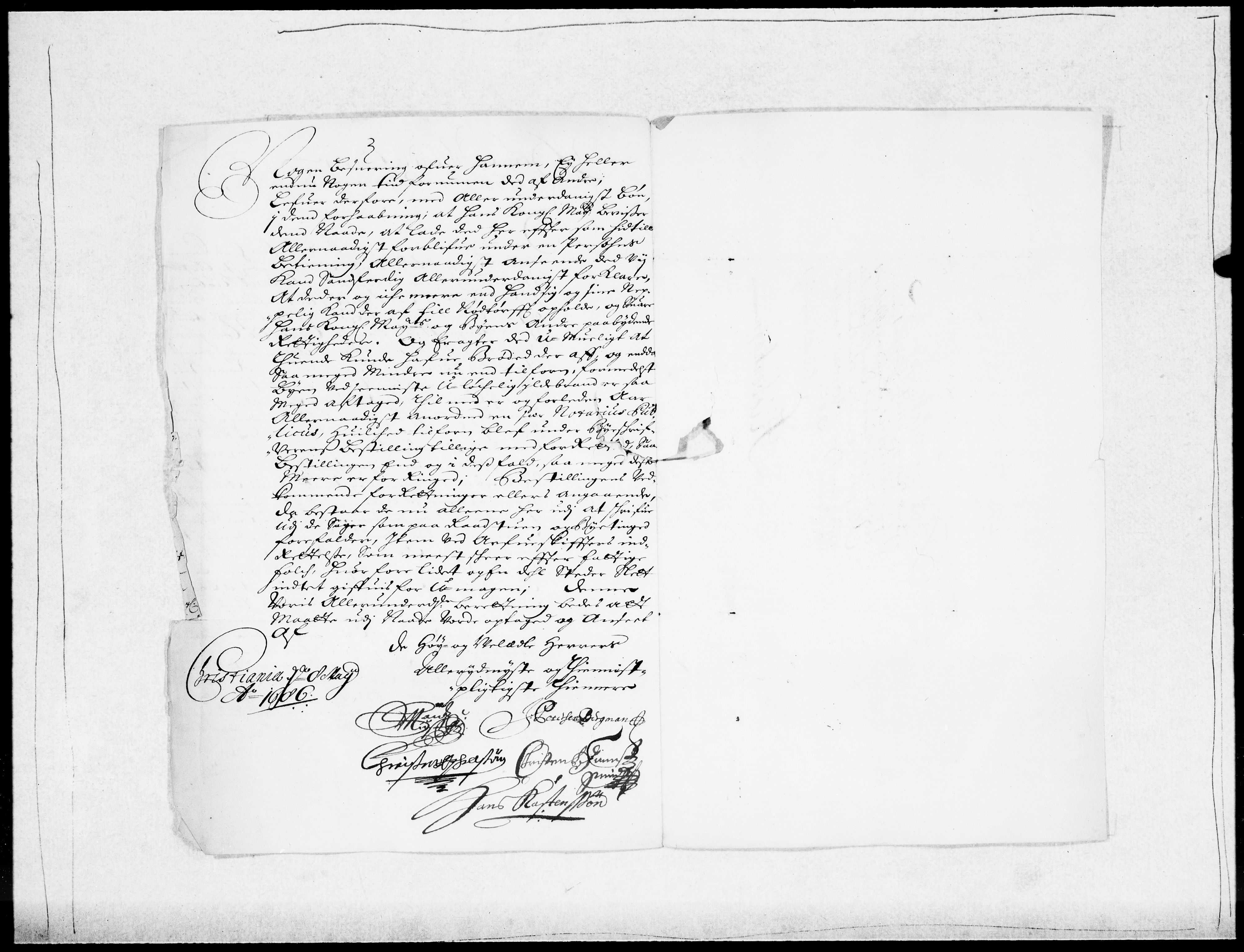 Danske Kanselli 1572-1799, RA/EA-3023/F/Fc/Fcc/Fcca/L0040: Norske innlegg 1572-1799, 1686-1687, p. 174