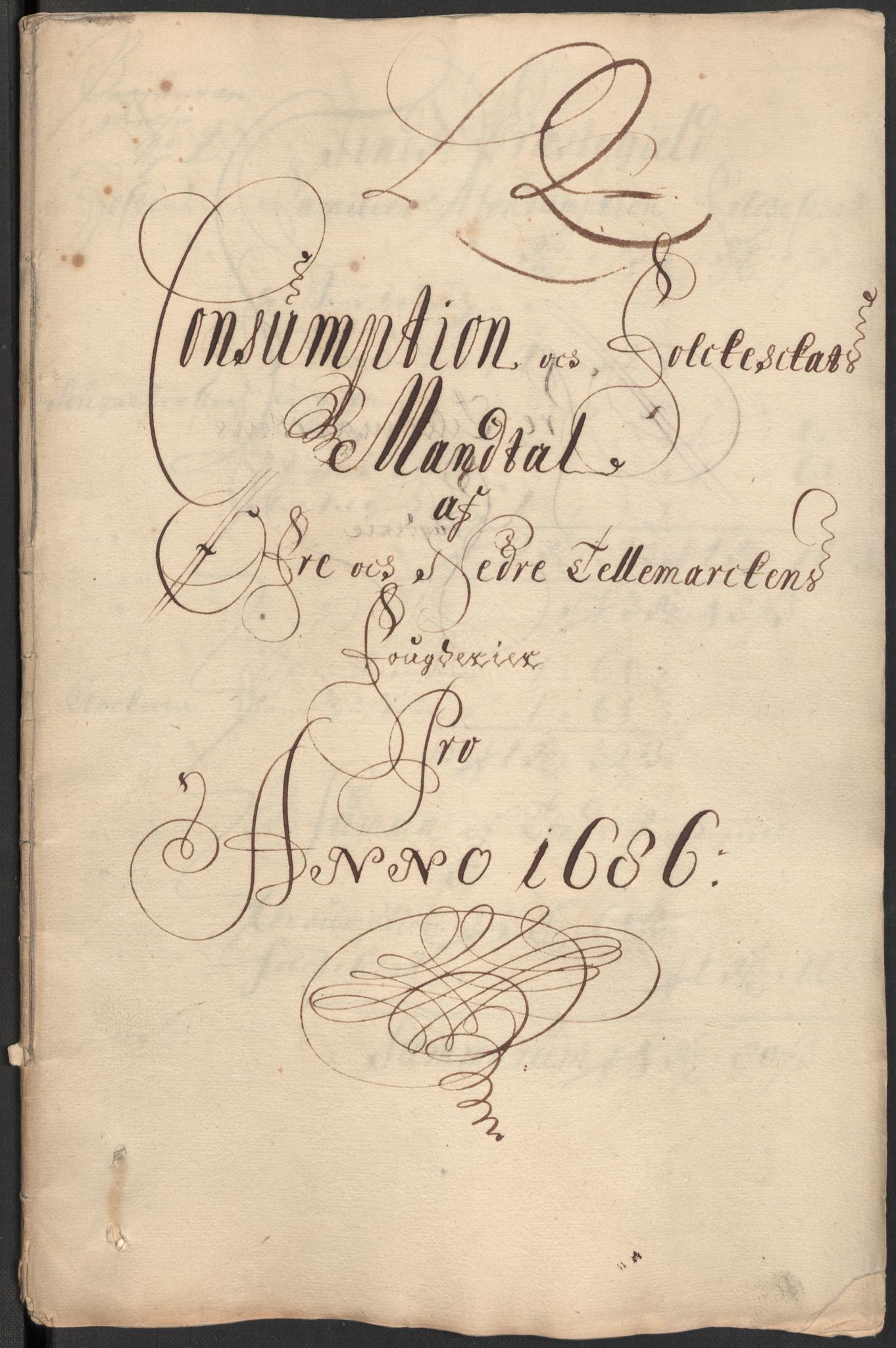 Rentekammeret inntil 1814, Reviderte regnskaper, Fogderegnskap, RA/EA-4092/R35/L2083: Fogderegnskap Øvre og Nedre Telemark, 1686, p. 363