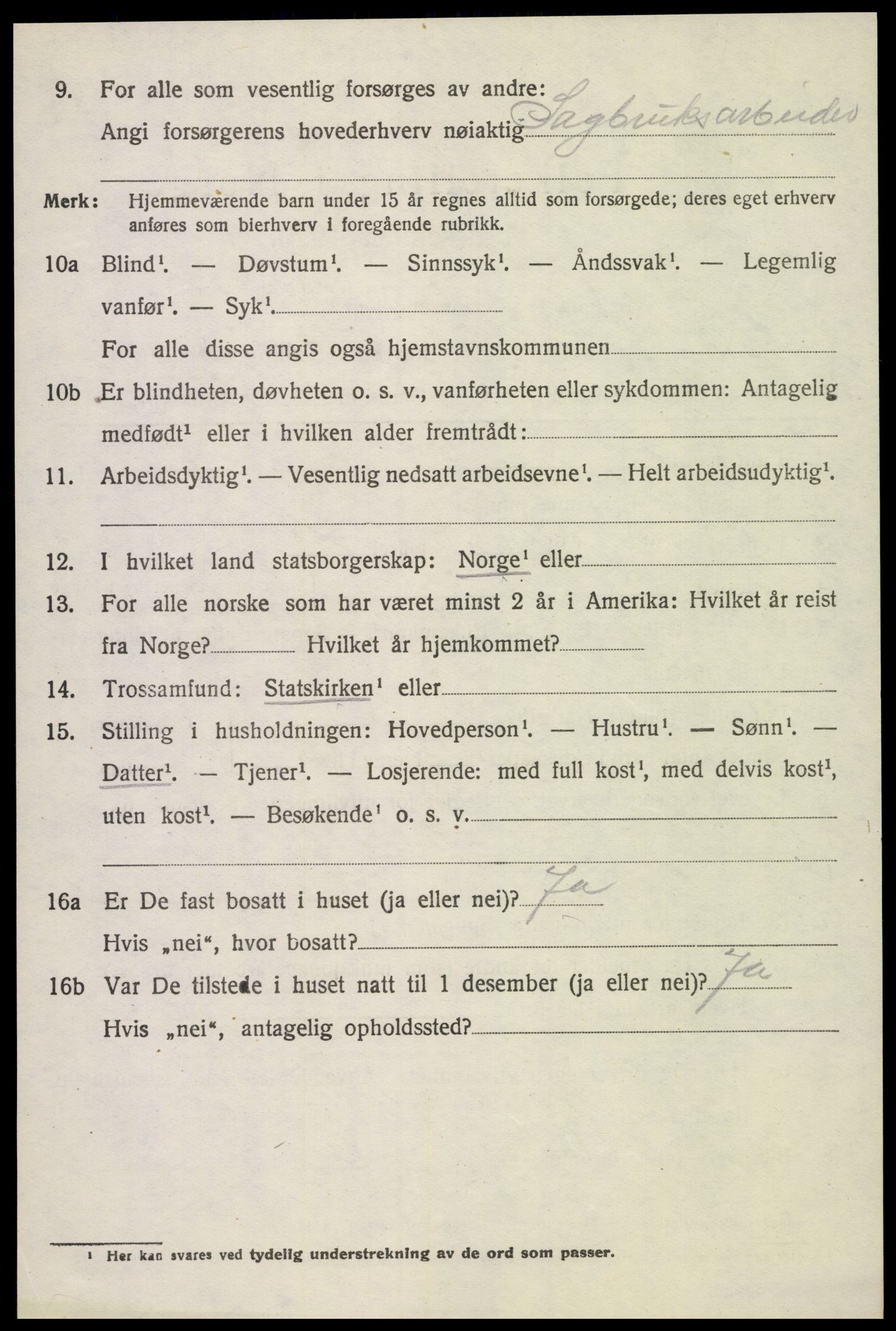 SAH, 1920 census for Brandbu, 1920, p. 3714
