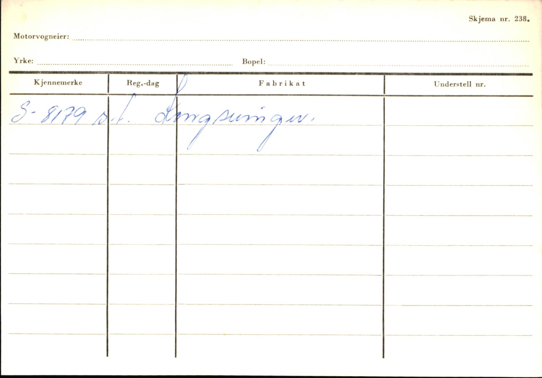 Statens vegvesen, Sogn og Fjordane vegkontor, SAB/A-5301/4/F/L0145: Registerkort Vågsøy S-Å. Årdal I-P, 1945-1975, p. 267