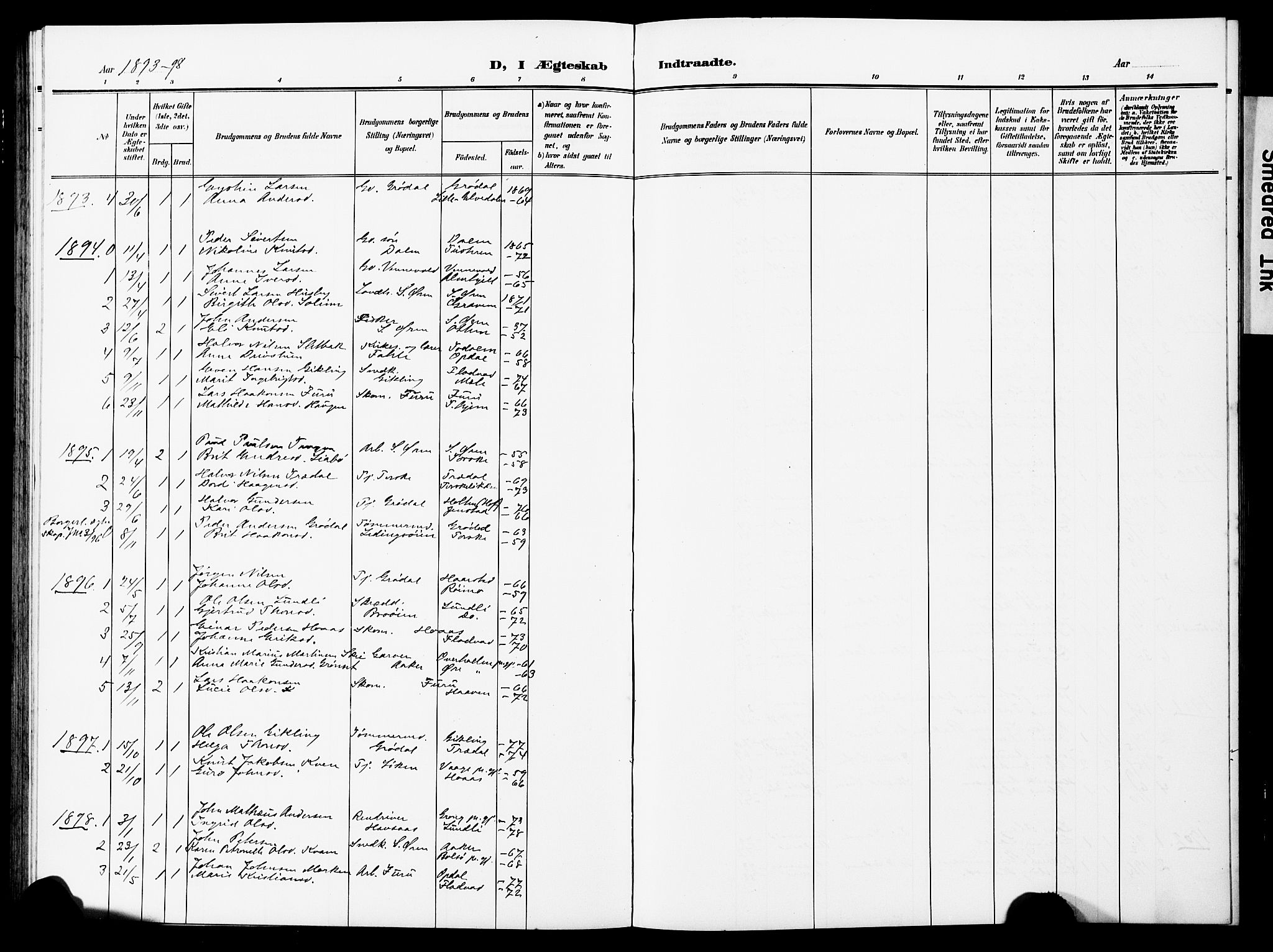Ministerialprotokoller, klokkerbøker og fødselsregistre - Møre og Romsdal, AV/SAT-A-1454/590/L1017: Parish register (copy) no. 590C02, 1869-1931