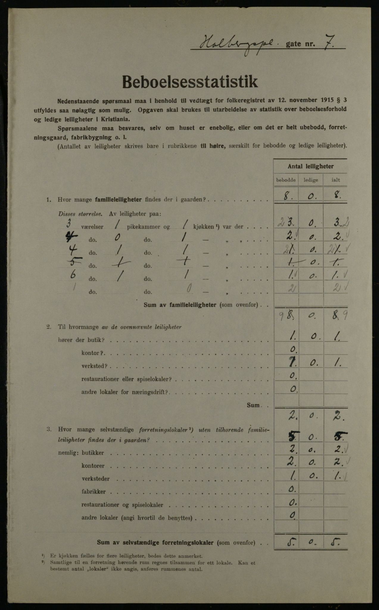 OBA, Municipal Census 1923 for Kristiania, 1923, p. 45446