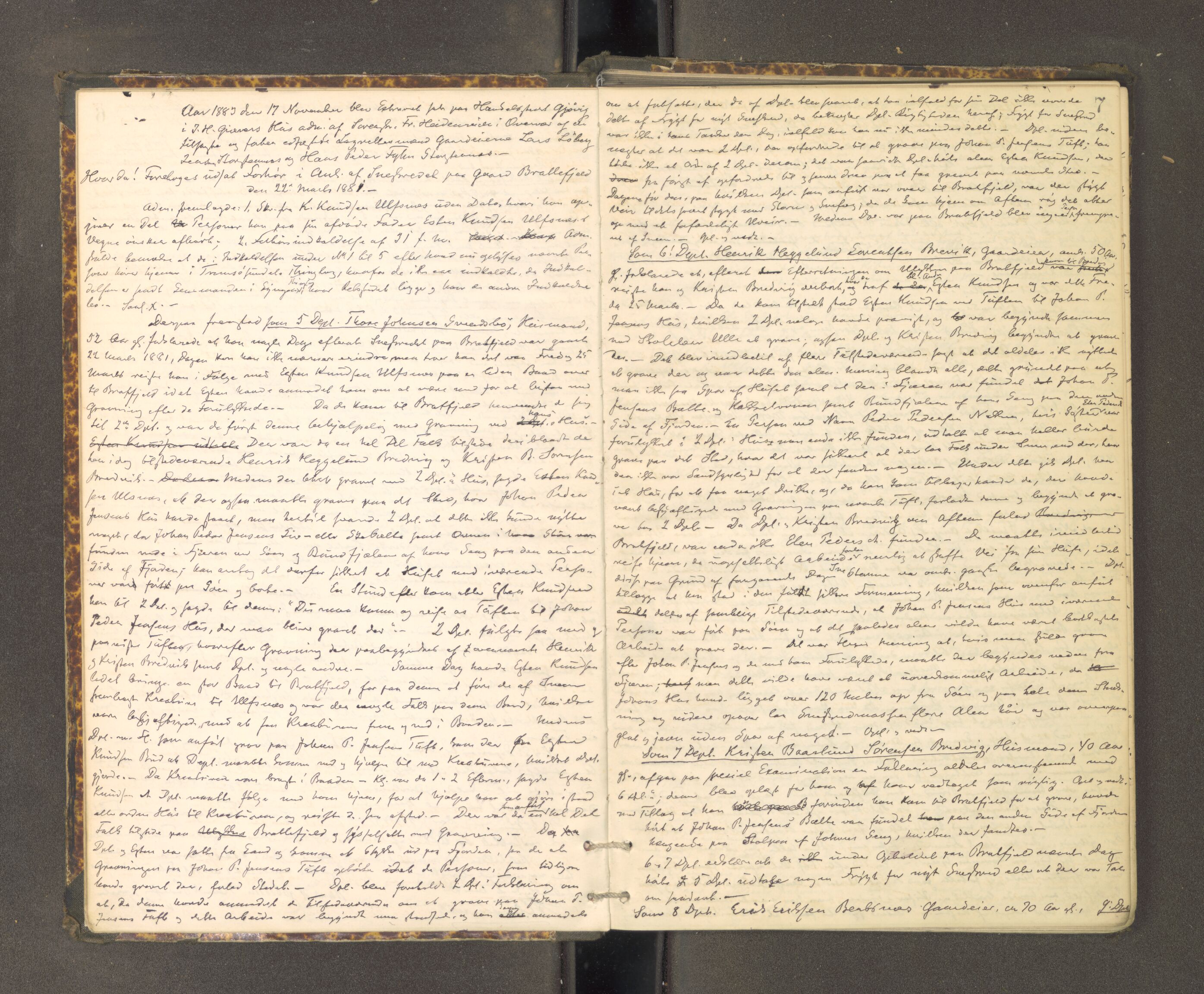 Tromsø sorenskriveri 1855-, AV/SATØ-S-0050/F/Fe/L0135: Ekstrarettsprotokoll, 1883-1888, p. 6b-7a