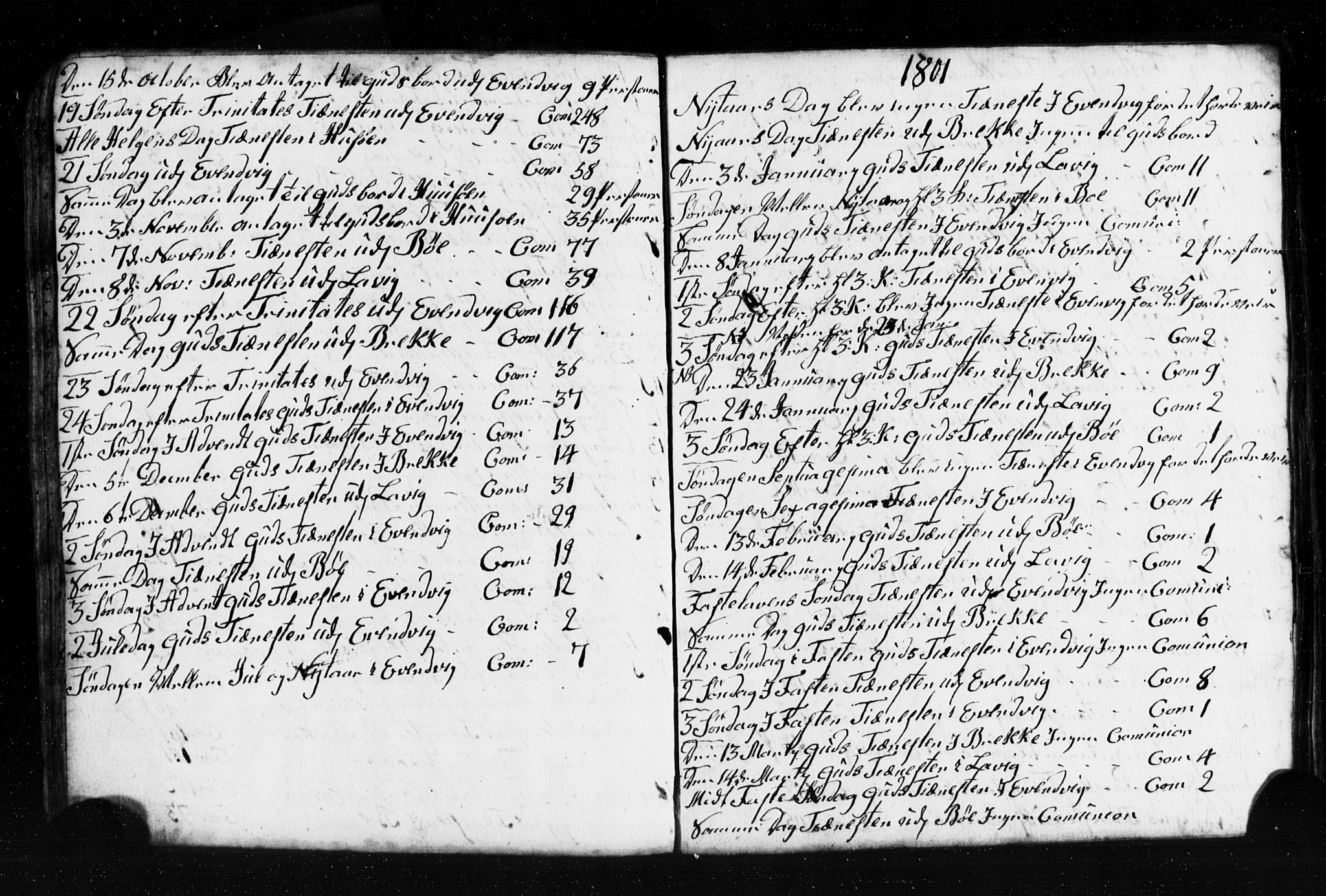 Gulen sokneprestembete, AV/SAB-A-80201/H/Hab: Parish register (copy) no. A 2, 1791-1814