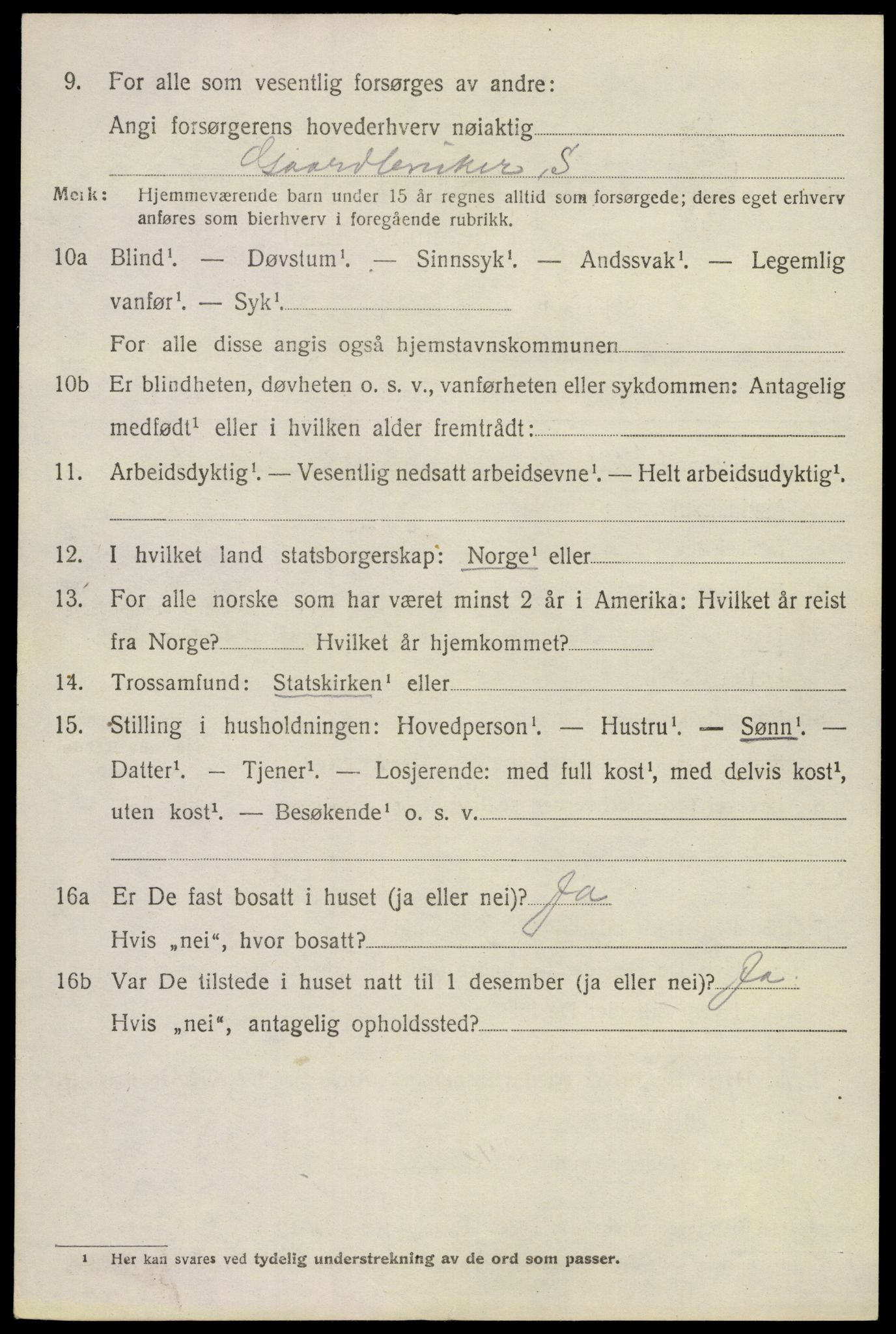 SAKO, 1920 census for Lardal, 1920, p. 1006
