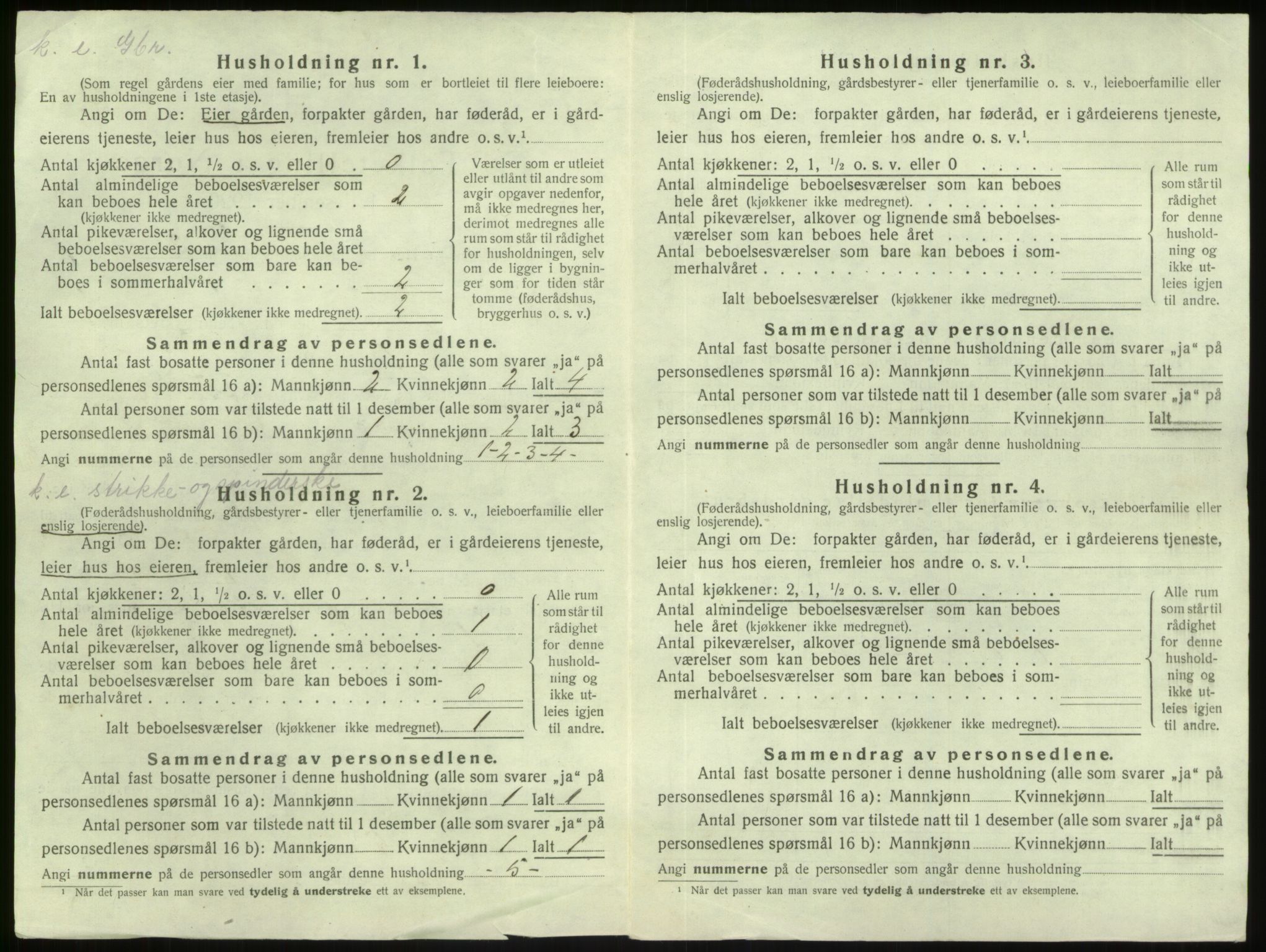 SAB, 1920 census for Gulen, 1920, p. 57