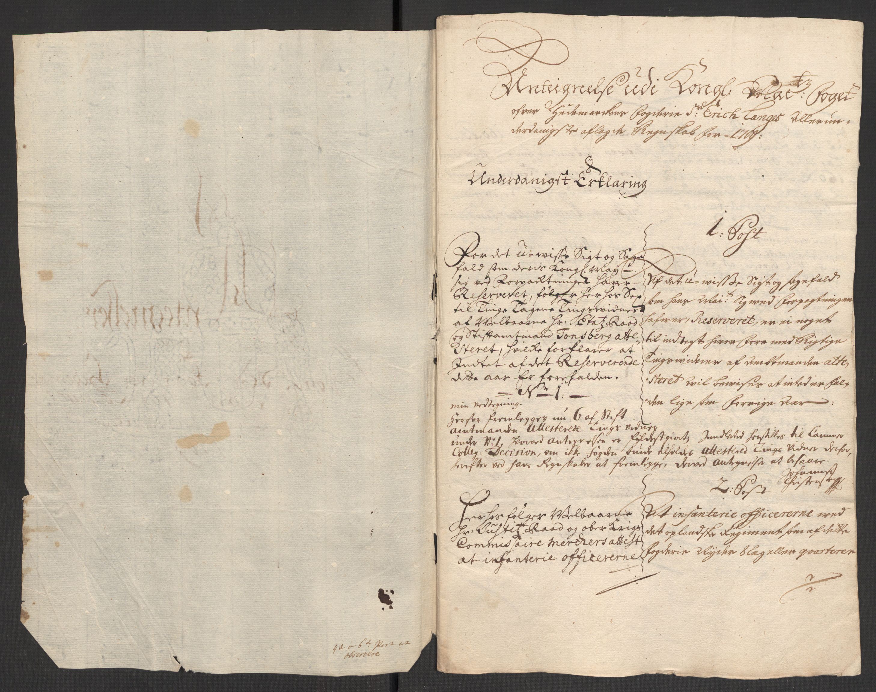 Rentekammeret inntil 1814, Reviderte regnskaper, Fogderegnskap, AV/RA-EA-4092/R16/L1045: Fogderegnskap Hedmark, 1709, p. 310