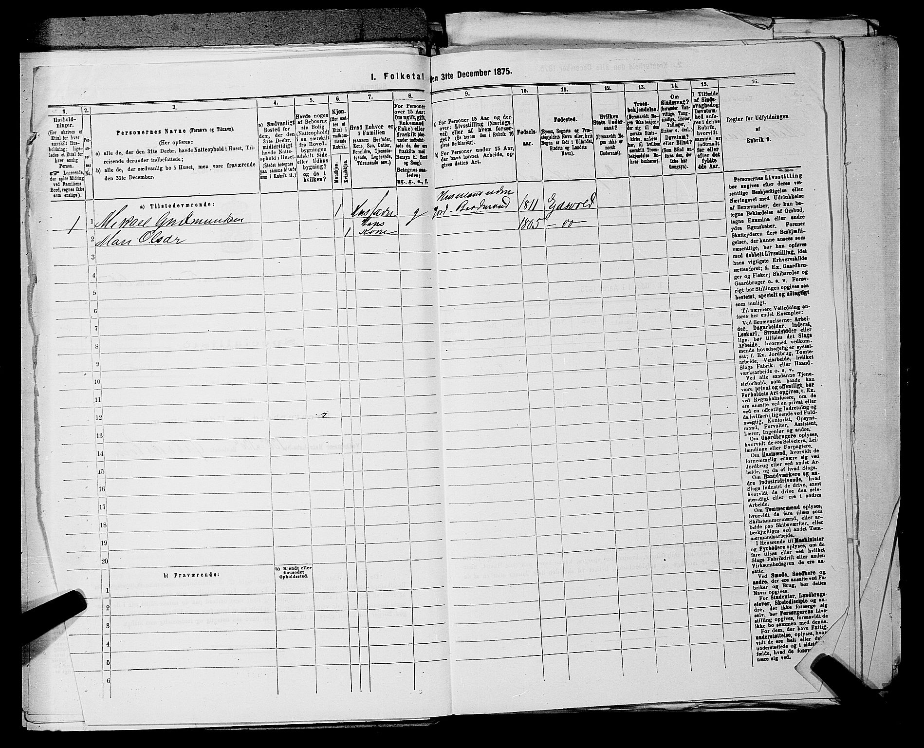 RA, 1875 census for 0237P Eidsvoll, 1875, p. 810