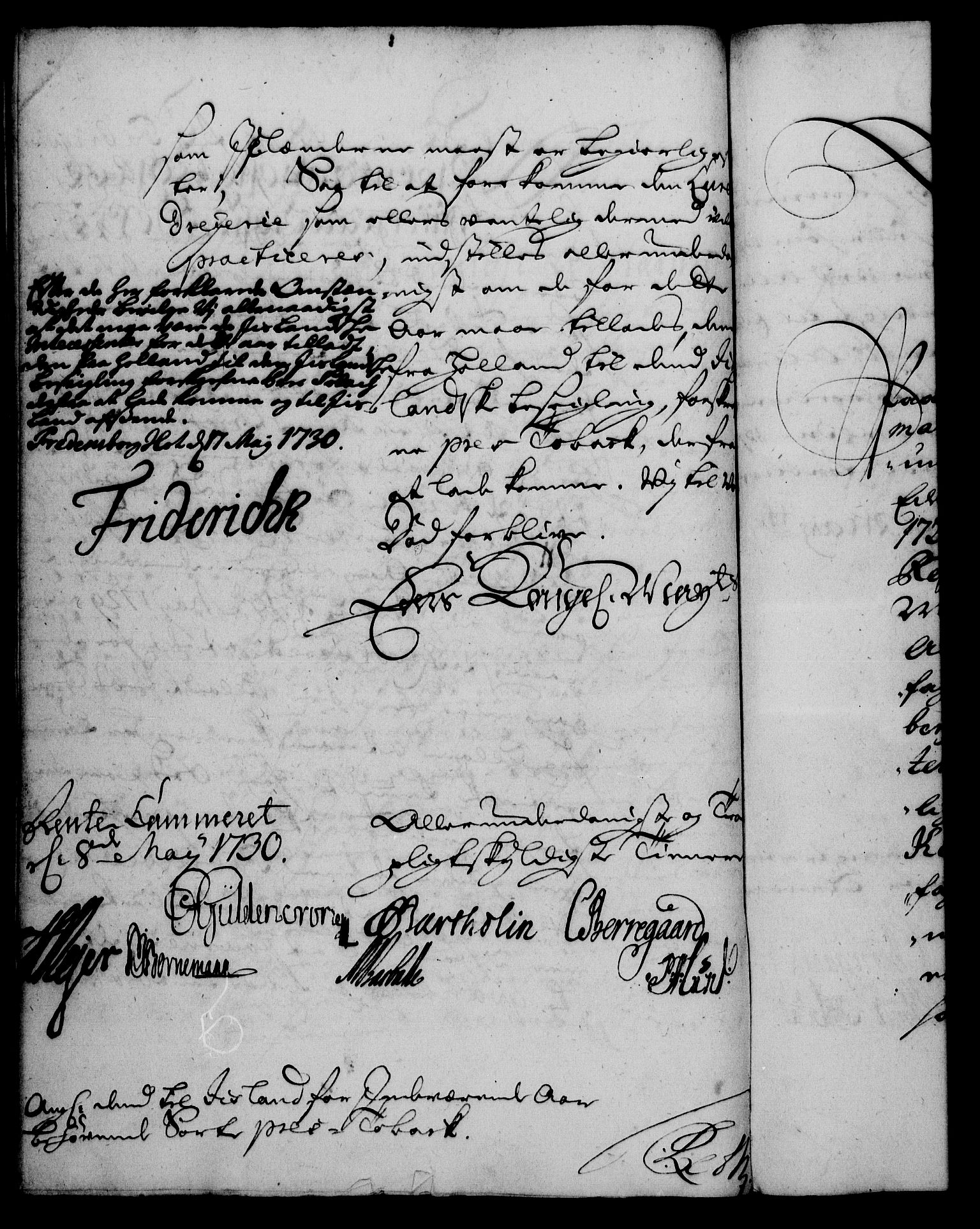 Rentekammeret, Kammerkanselliet, RA/EA-3111/G/Gf/Gfa/L0013: Norsk relasjons- og resolusjonsprotokoll (merket RK 52.13), 1730, p. 387