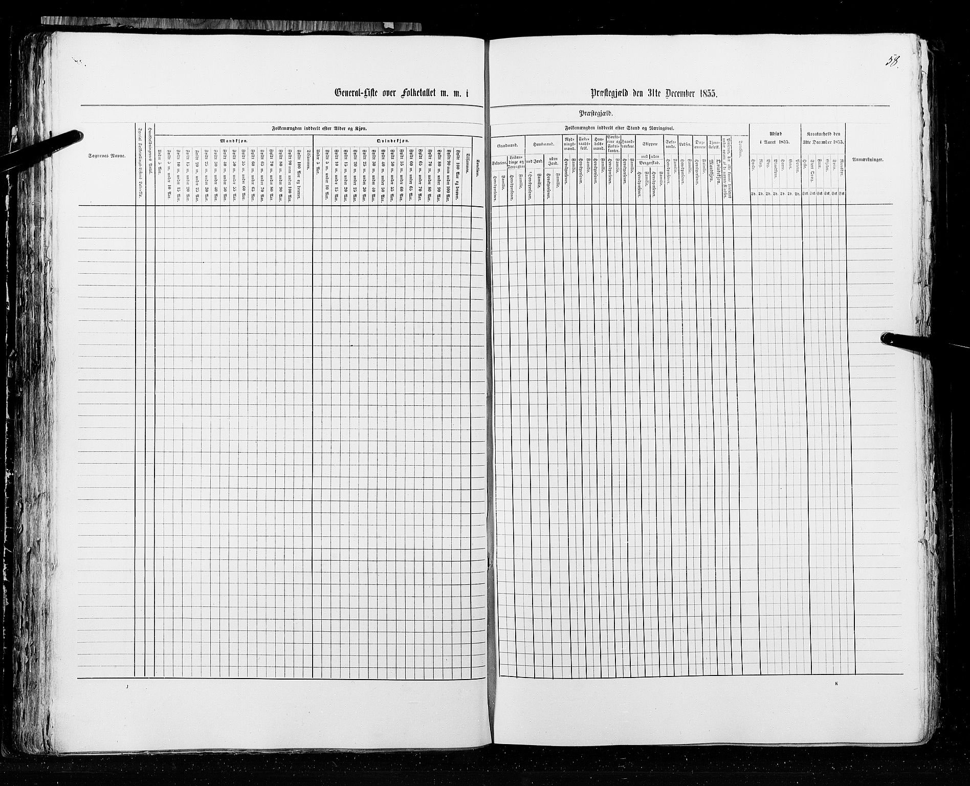 RA, Census 1855, vol. 2: Kristians amt, Buskerud amt og Jarlsberg og Larvik amt, 1855, p. 58