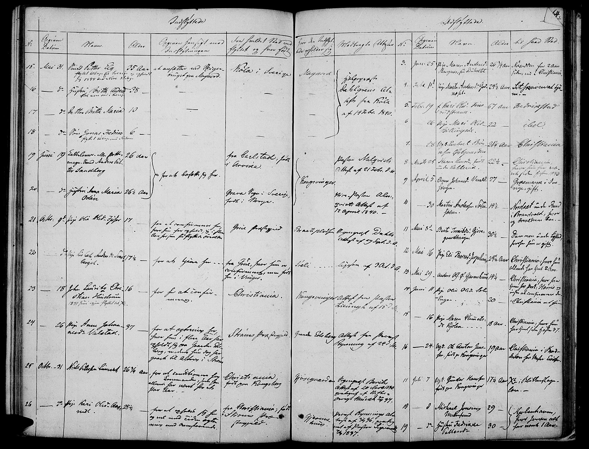 Vinger prestekontor, AV/SAH-PREST-024/H/Ha/Haa/L0008: Parish register (official) no. 8, 1839-1847, p. 463