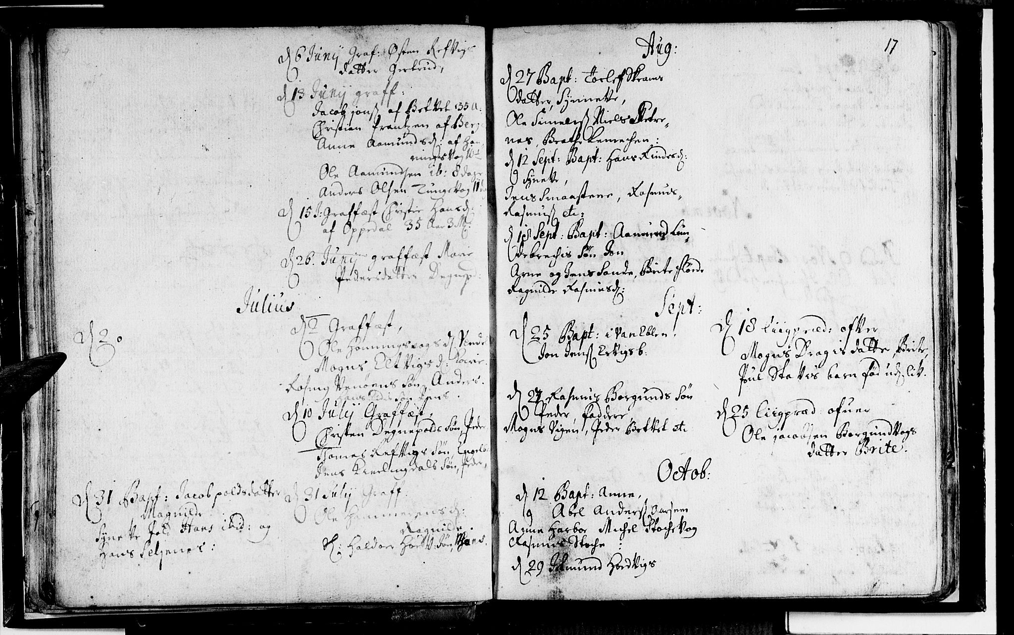 Selje sokneprestembete, AV/SAB-A-99938/H/Ha/Haa/Haaa: Parish register (official) no. A 2, 1704-1715, p. 17