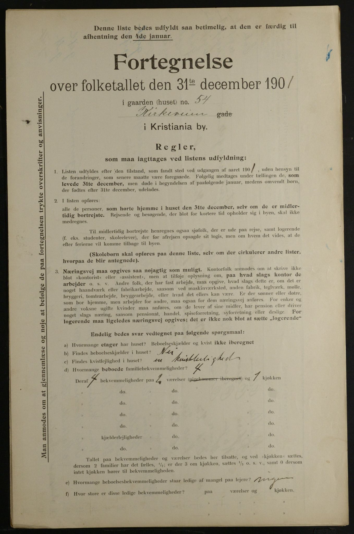 OBA, Municipal Census 1901 for Kristiania, 1901, p. 7935