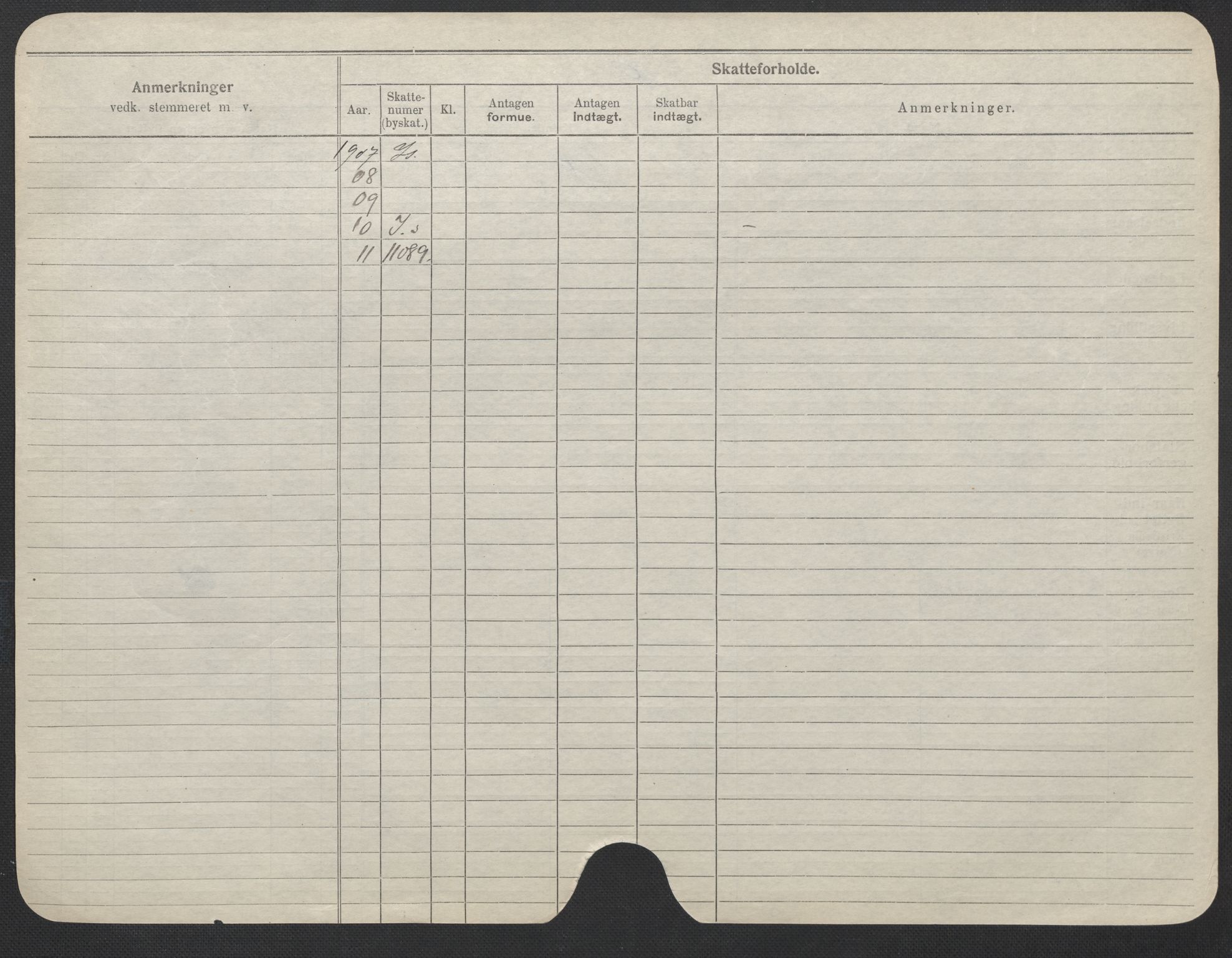 Oslo folkeregister, Registerkort, AV/SAO-A-11715/F/Fa/Fac/L0024: Kvinner, 1906-1914, p. 49b