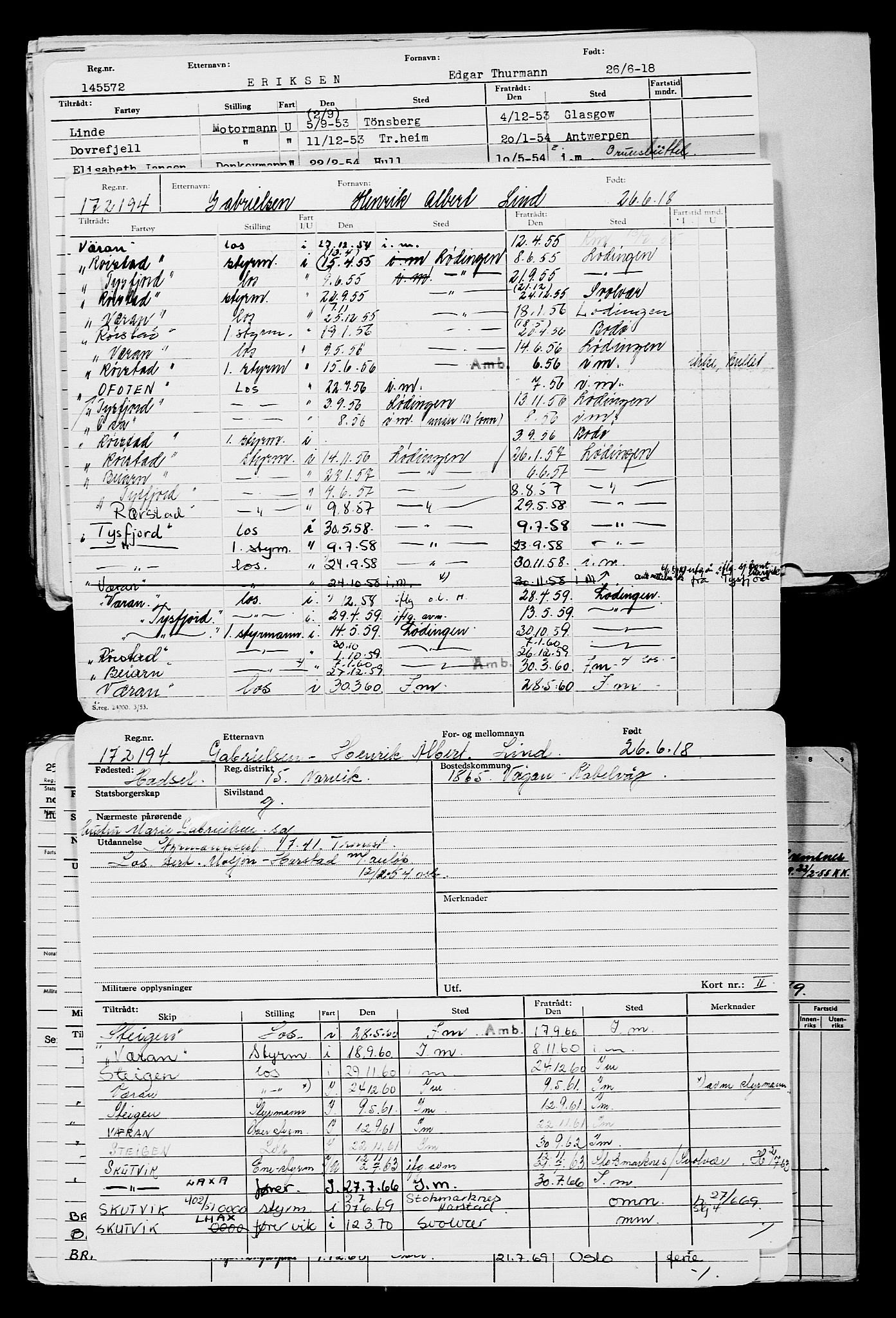 Direktoratet for sjømenn, AV/RA-S-3545/G/Gb/L0159: Hovedkort, 1918, p. 596