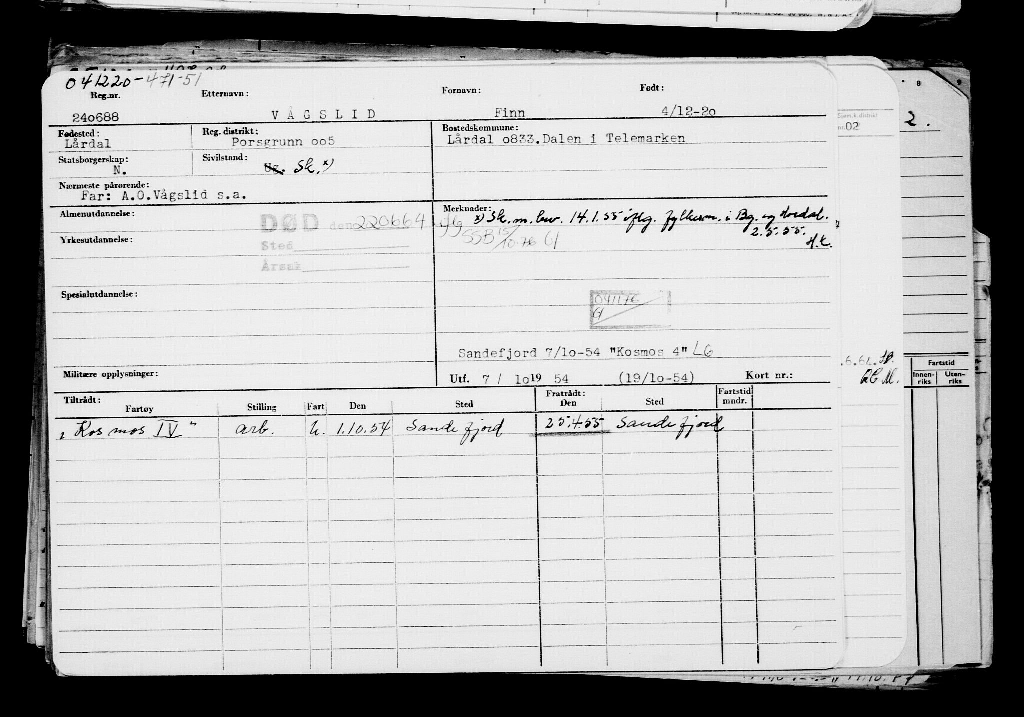 Direktoratet for sjømenn, AV/RA-S-3545/G/Gb/L0188: Hovedkort, 1920, p. 110