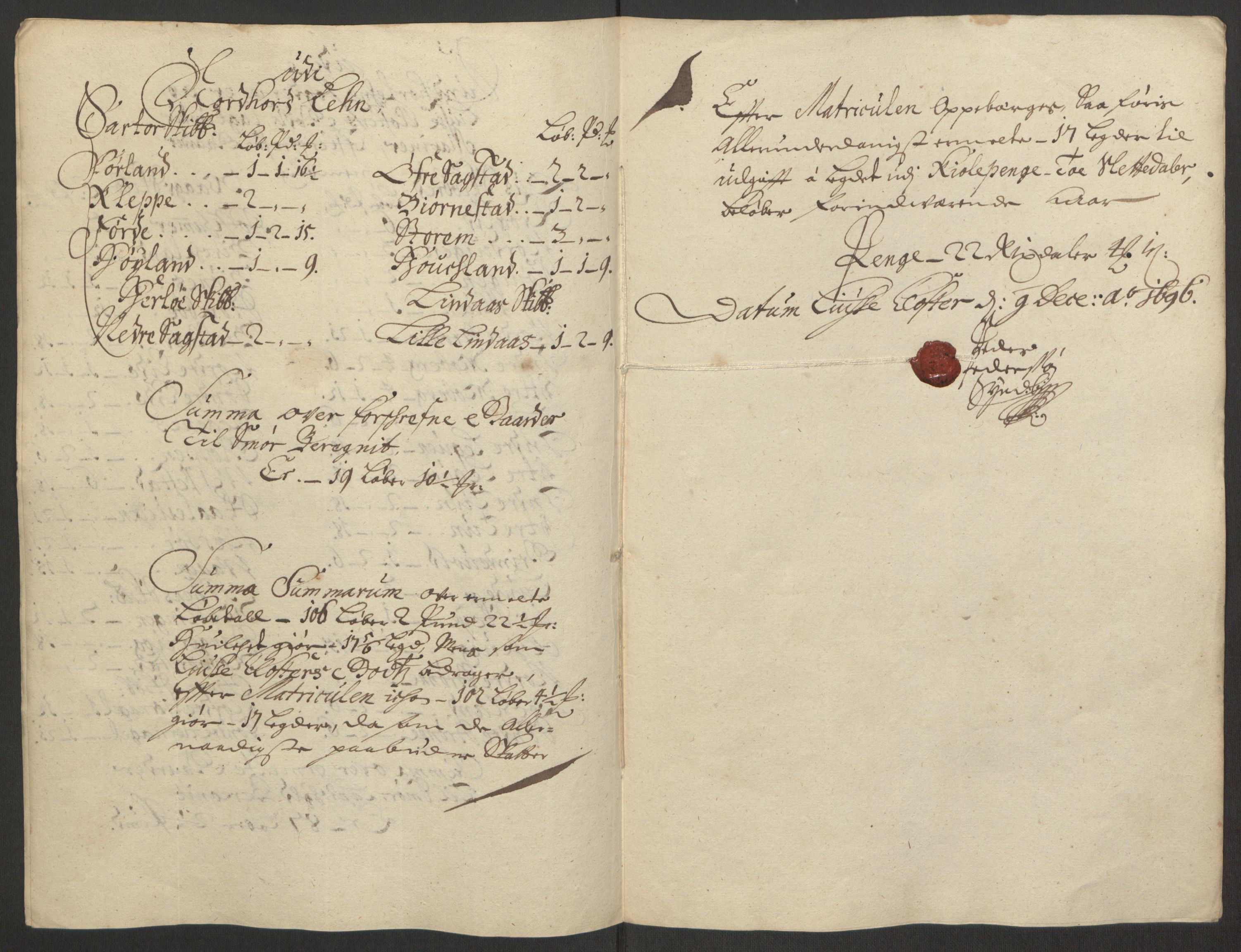 Rentekammeret inntil 1814, Reviderte regnskaper, Fogderegnskap, AV/RA-EA-4092/R50/L3159: Fogderegnskap Lyse kloster, 1691-1709, p. 59