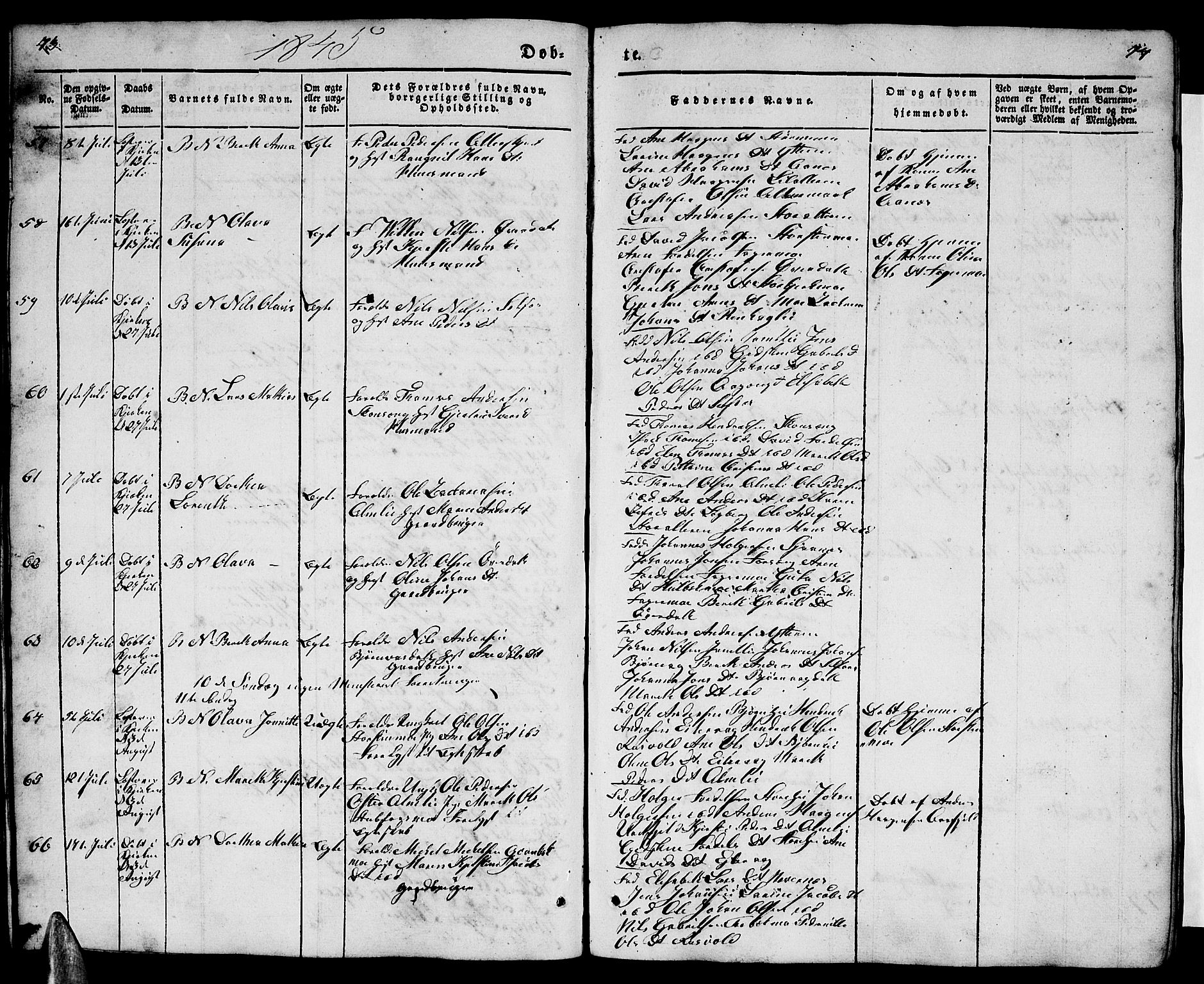 Ministerialprotokoller, klokkerbøker og fødselsregistre - Nordland, SAT/A-1459/827/L0413: Parish register (copy) no. 827C02, 1842-1852, p. 73-74