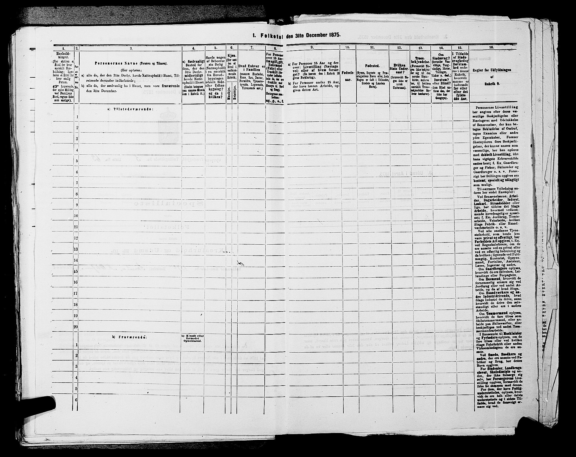 SAKO, 1875 census for 0812P Gjerpen, 1875, p. 720