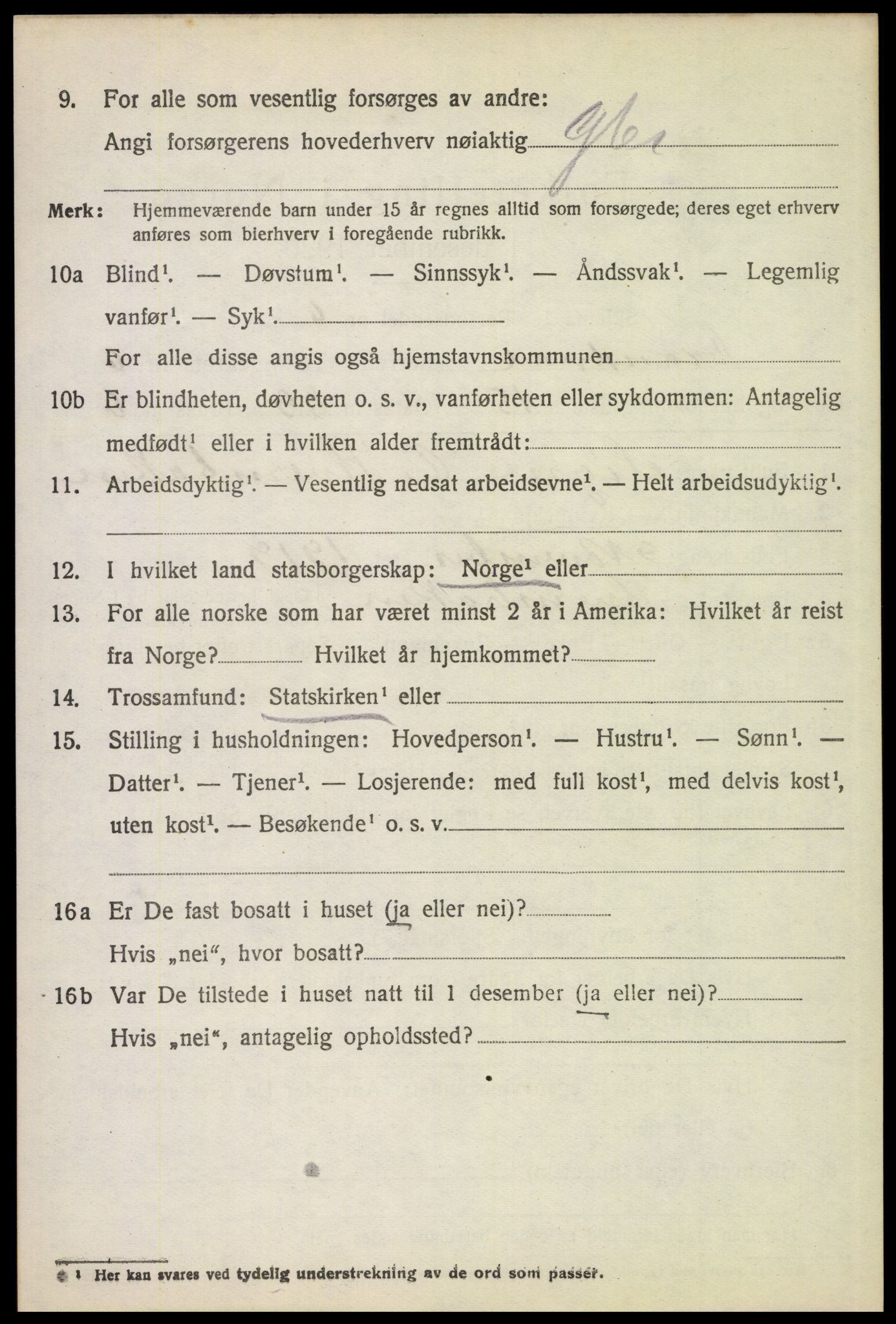 SAH, 1920 census for Brandval, 1920, p. 5435