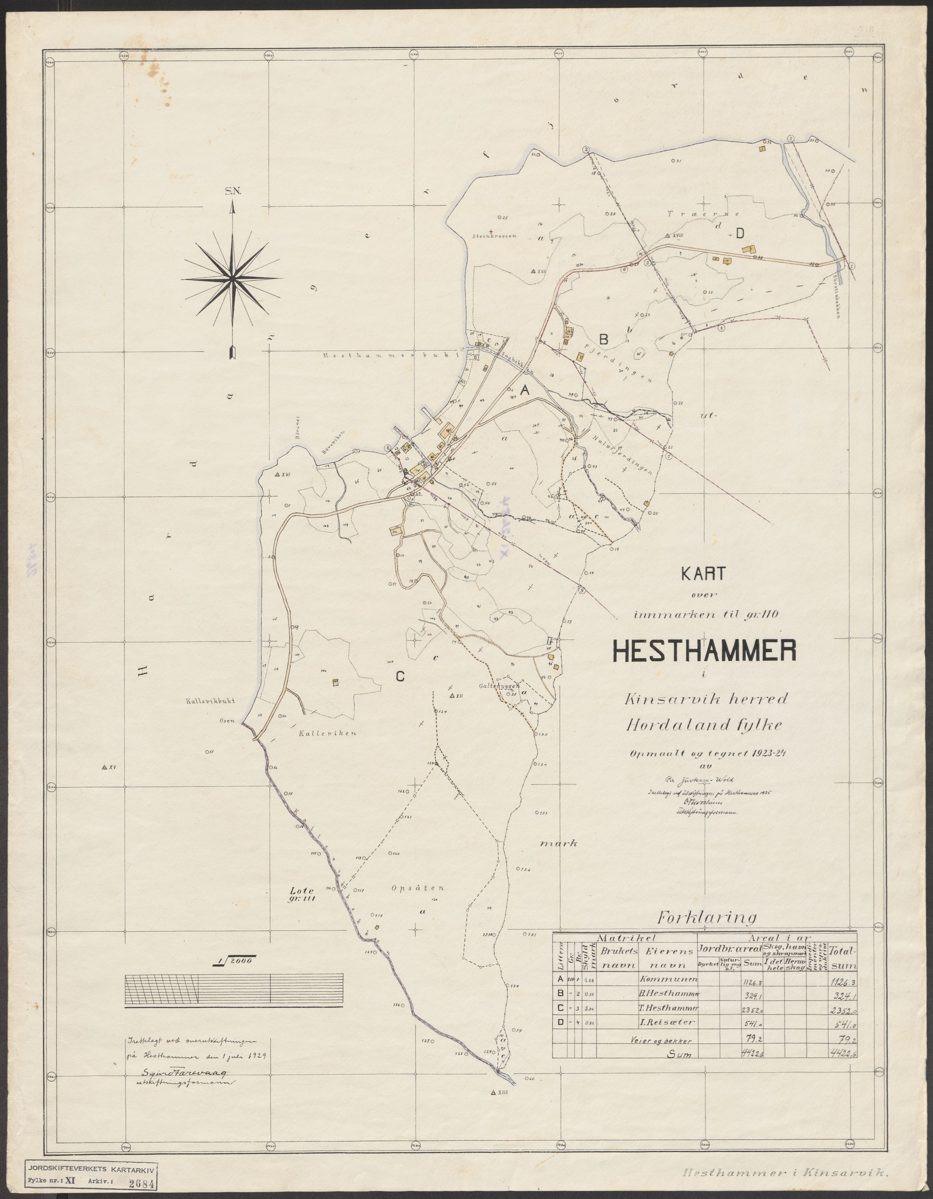 Jordskifteverkets kartarkiv, AV/RA-S-3929/T, 1859-1988, p. 3026