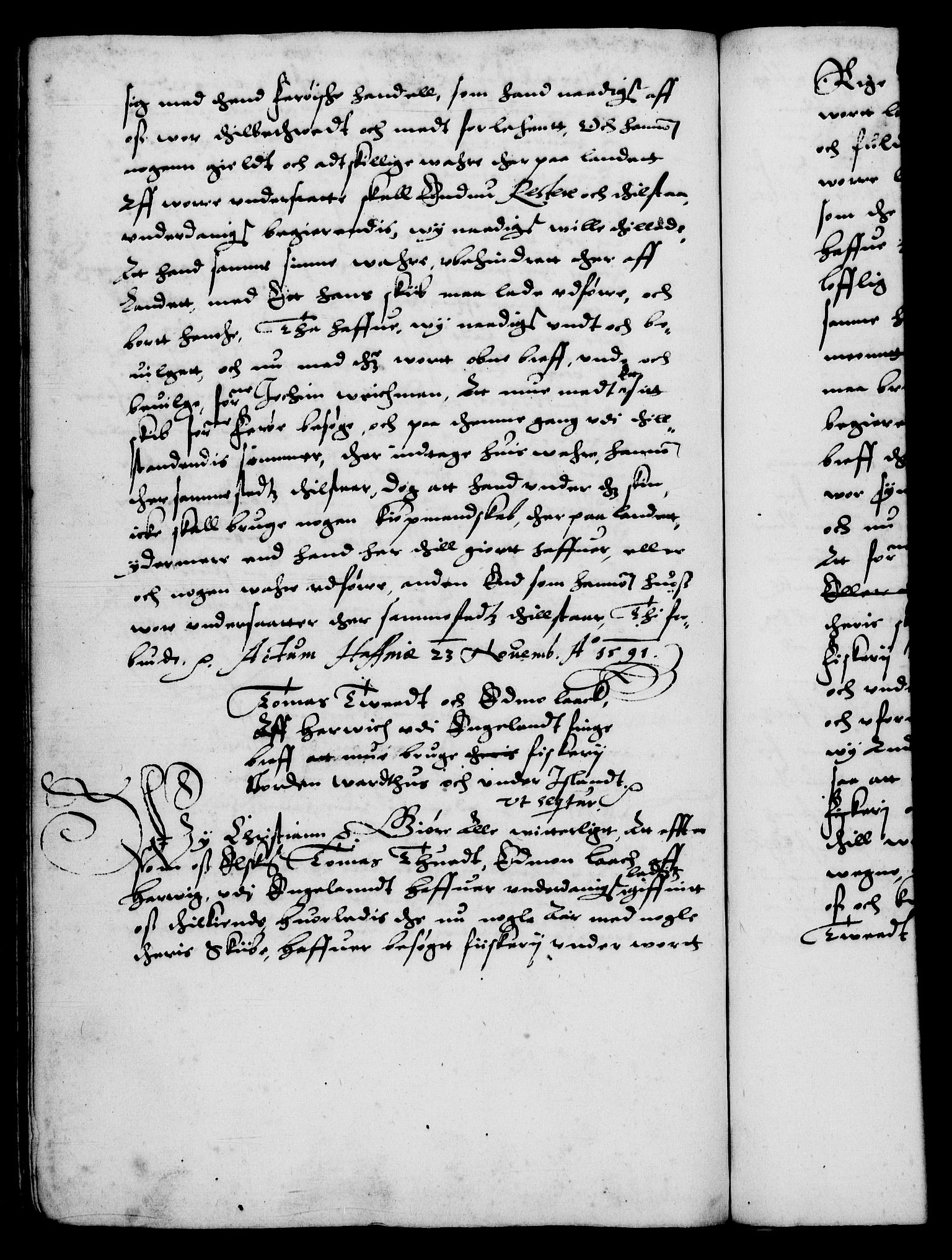 Danske Kanselli 1572-1799, RA/EA-3023/F/Fc/Fca/Fcaa/L0002: Norske registre (mikrofilm), 1588-1596, p. 131b