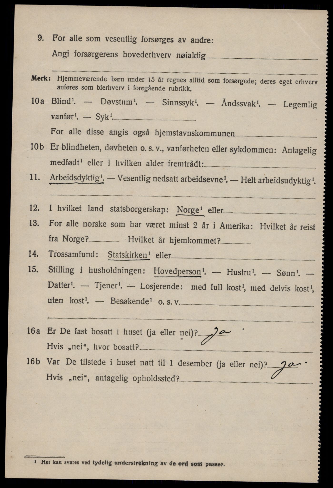 SAKO, 1920 census for Fyresdal, 1920, p. 2684