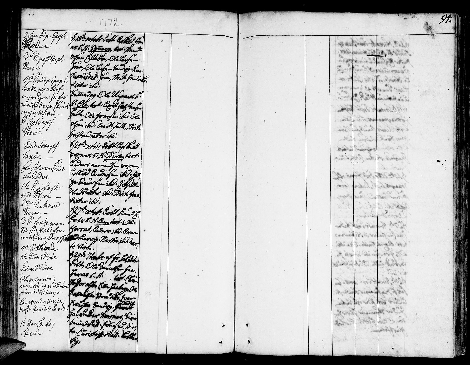 Ministerialprotokoller, klokkerbøker og fødselsregistre - Møre og Romsdal, AV/SAT-A-1454/507/L0067: Parish register (official) no. 507A02, 1767-1788, p. 94