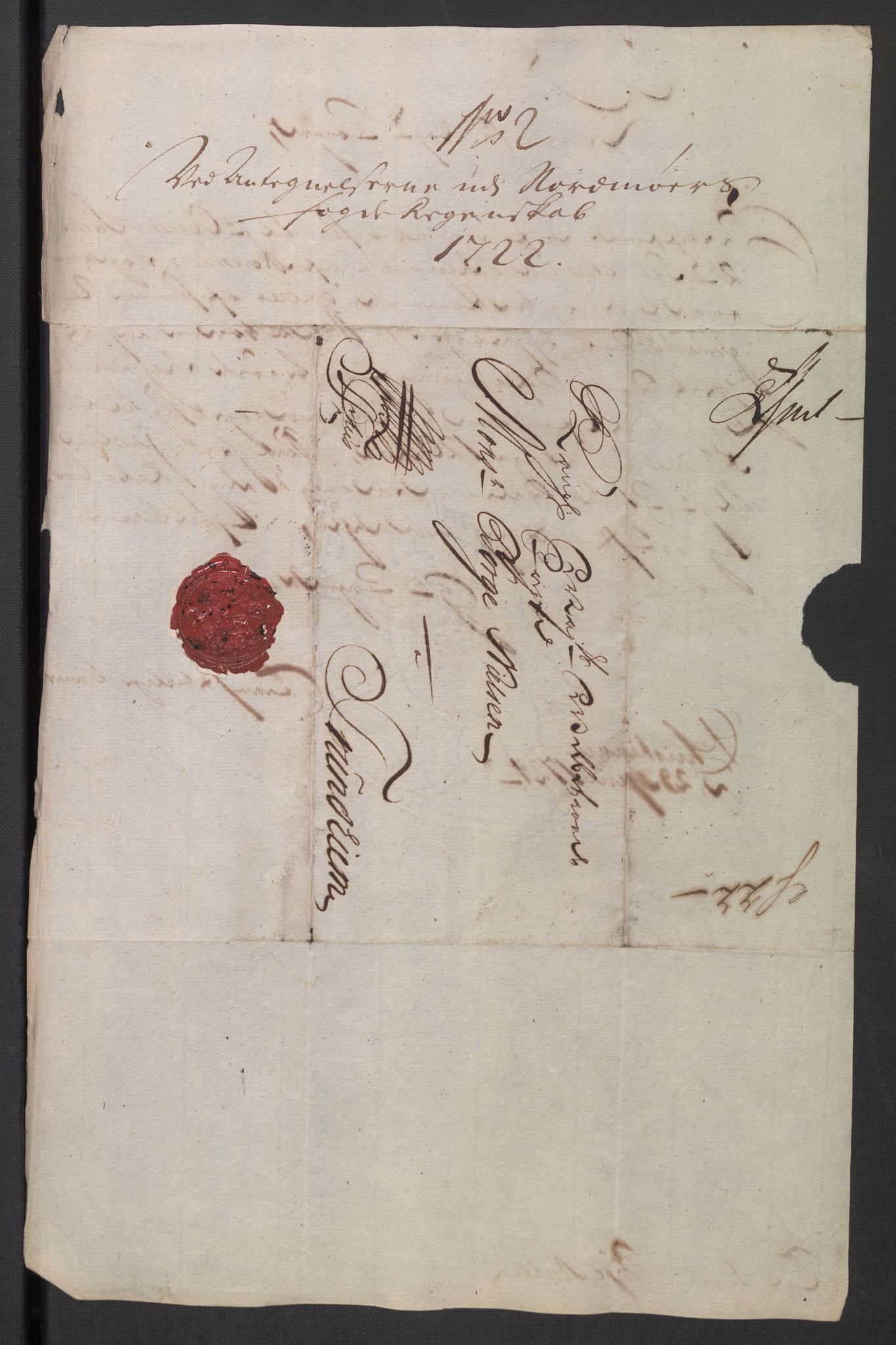 Rentekammeret inntil 1814, Reviderte regnskaper, Fogderegnskap, RA/EA-4092/R56/L3755: Fogderegnskap Nordmøre, 1722, p. 391