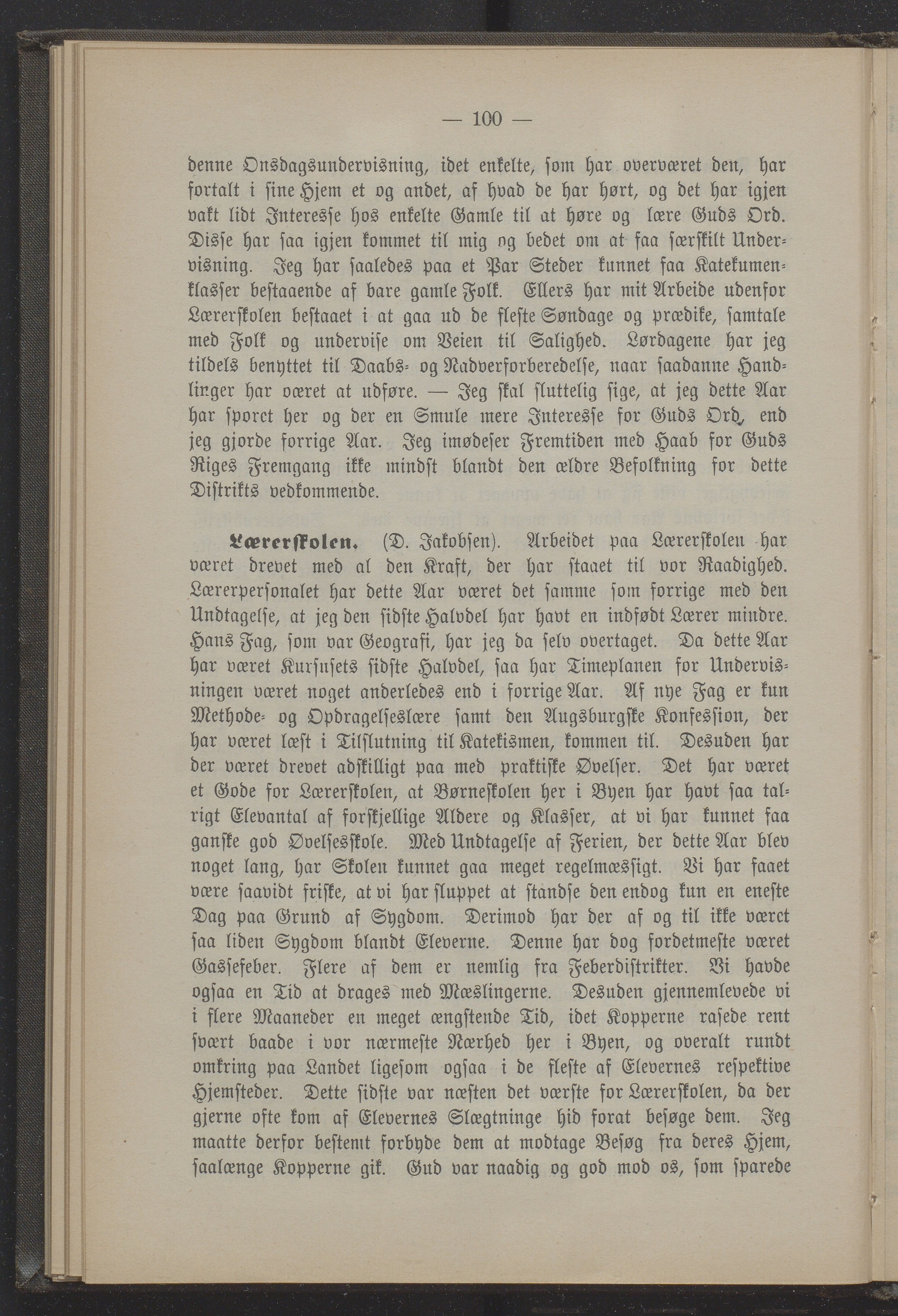 Det Norske Misjonsselskap - hovedadministrasjonen, VID/MA-A-1045/D/Db/Dba/L0338/0013: Beretninger, Bøker, Skrifter o.l   / Årsberetninger 47. , 1888, p. 100