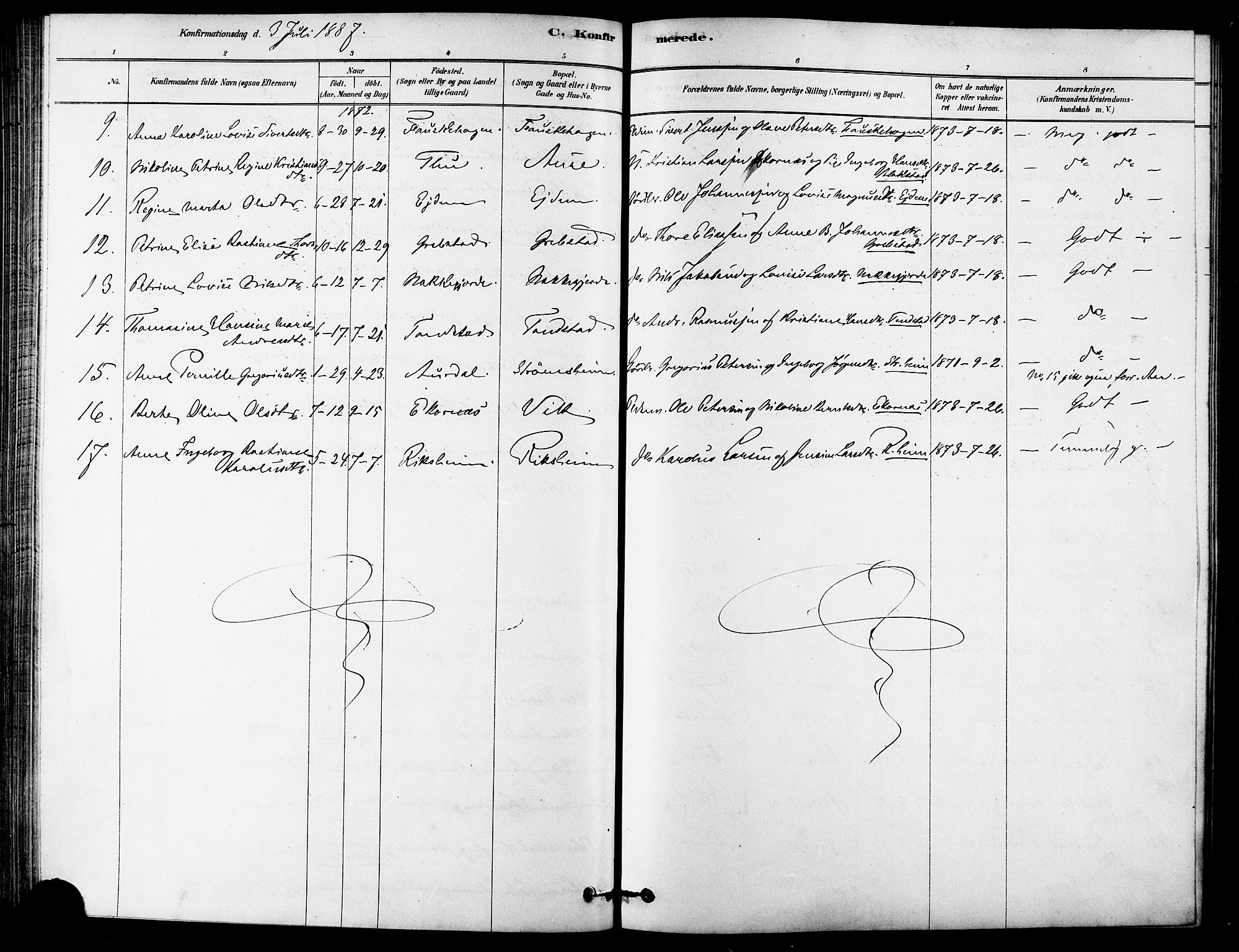 Ministerialprotokoller, klokkerbøker og fødselsregistre - Møre og Romsdal, AV/SAT-A-1454/523/L0334: Parish register (official) no. 523A01, 1878-1891