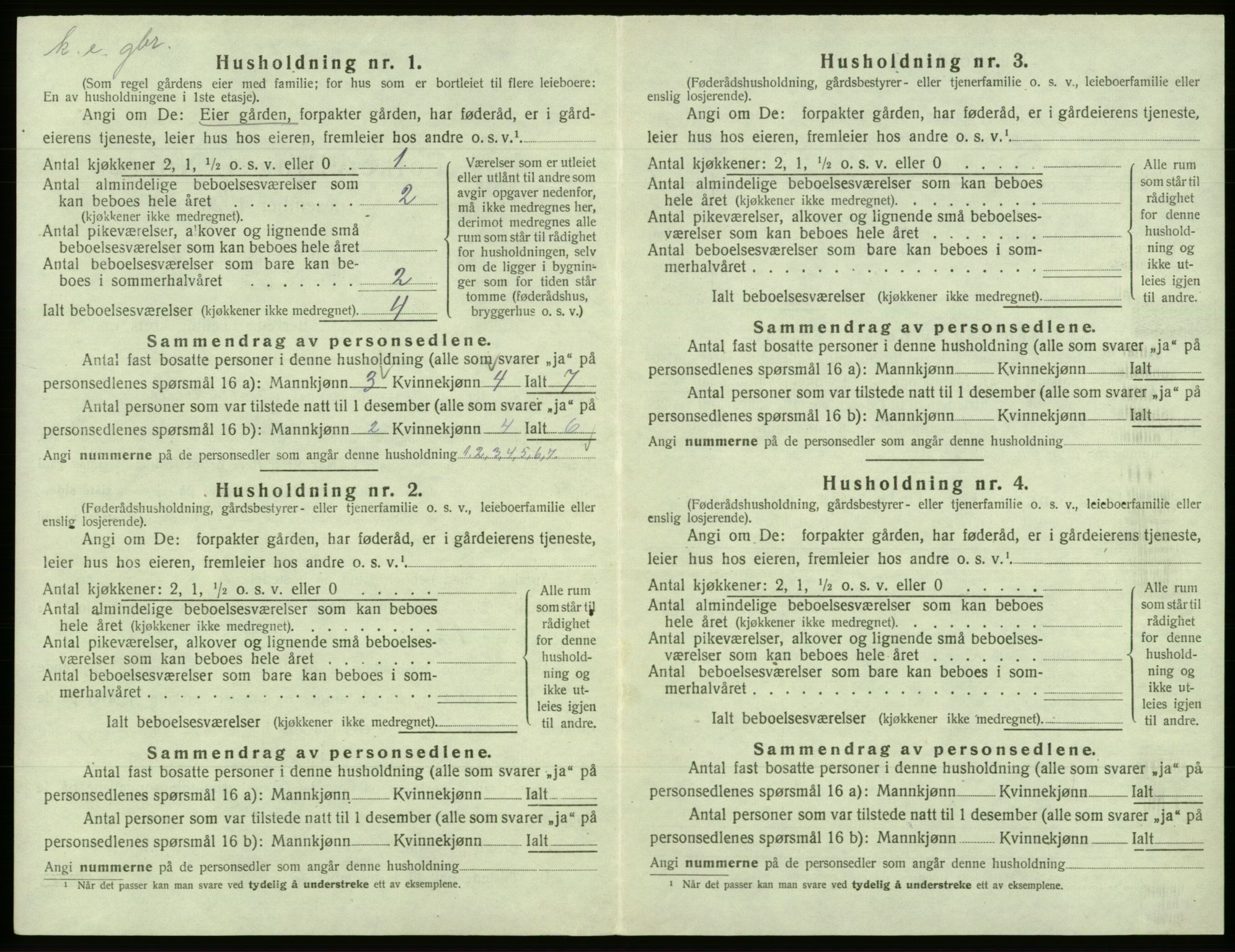 SAB, 1920 census for Fana, 1920, p. 2702