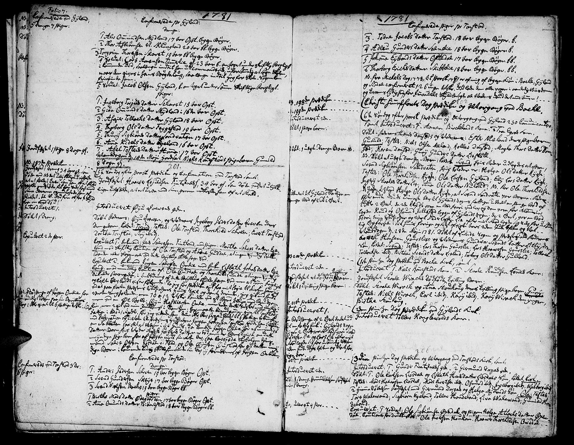 Bakke sokneprestkontor, AV/SAK-1111-0002/F/Fa/Faa/L0002: Parish register (official) no. A 2, 1780-1816, p. 8