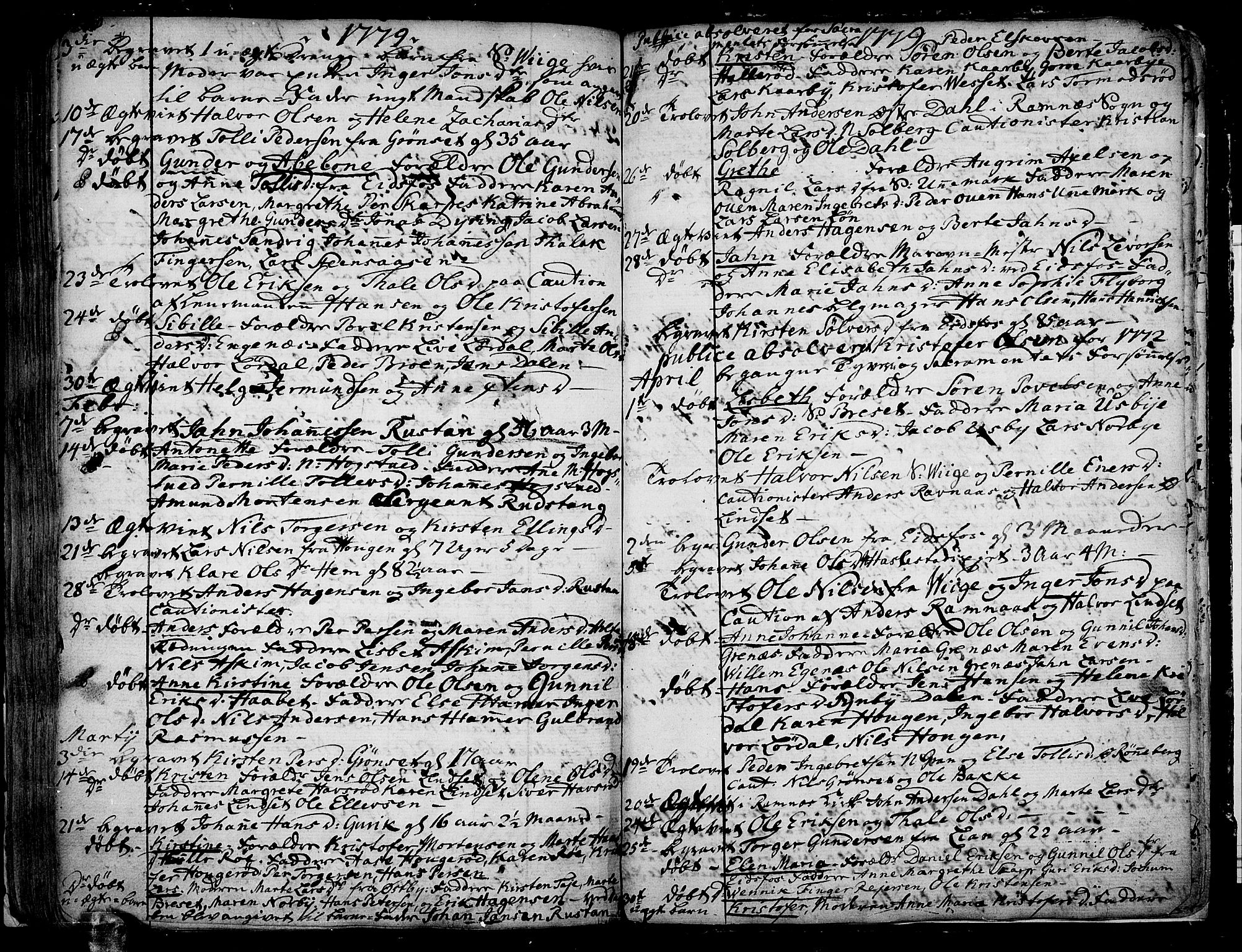 Hof kirkebøker, AV/SAKO-A-64/F/Fa/L0002: Parish register (official) no. I 2, 1746-1781, p. 200-201