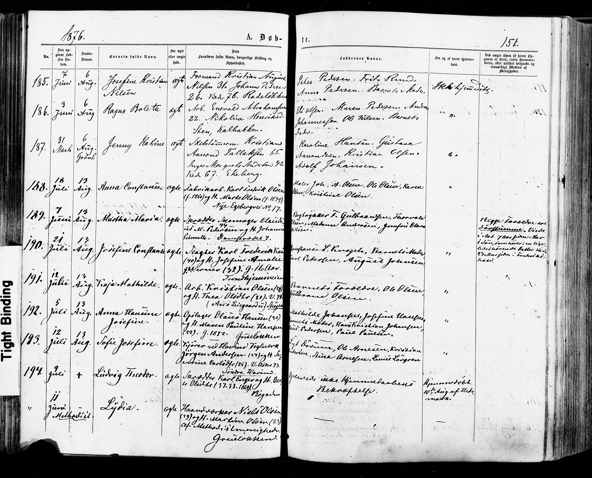 Østre Aker prestekontor Kirkebøker, AV/SAO-A-10840/F/Fa/L0004: Parish register (official) no. I 4, 1876-1889, p. 151