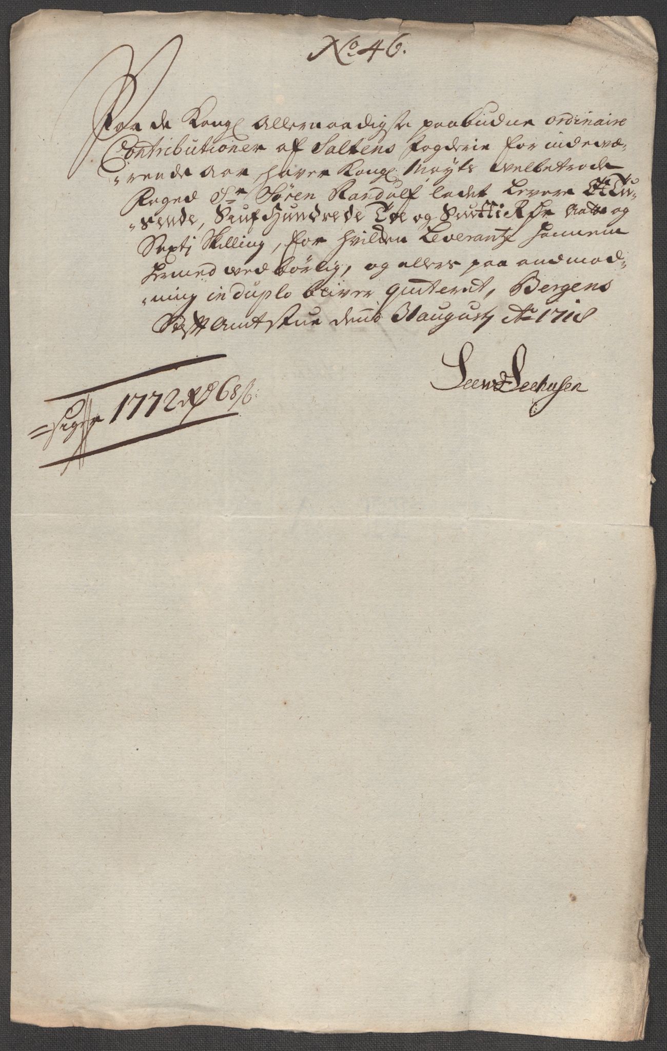 Rentekammeret inntil 1814, Reviderte regnskaper, Fogderegnskap, AV/RA-EA-4092/R66/L4588: Fogderegnskap Salten, 1718, p. 421