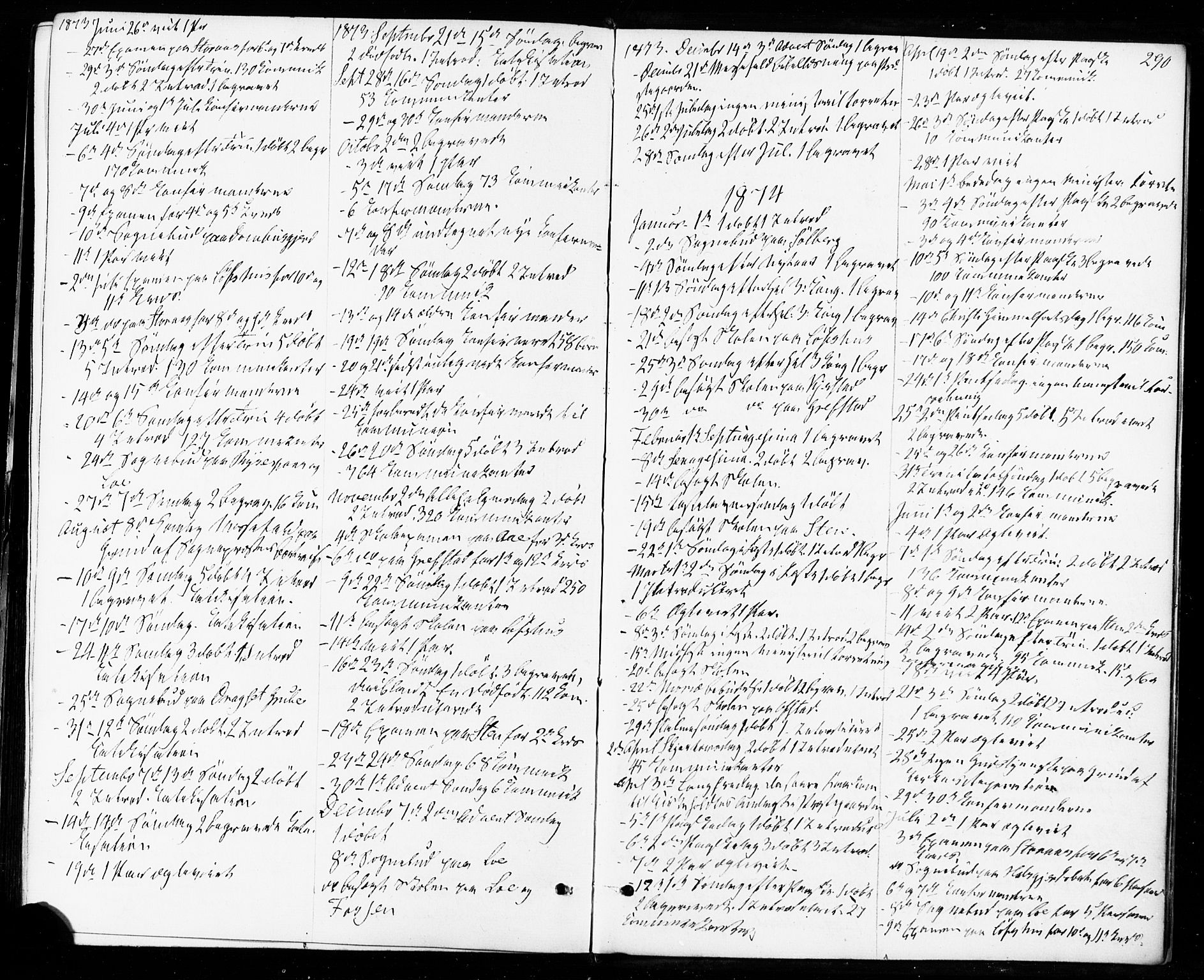 Ministerialprotokoller, klokkerbøker og fødselsregistre - Sør-Trøndelag, SAT/A-1456/672/L0856: Parish register (official) no. 672A08, 1861-1881, p. 290