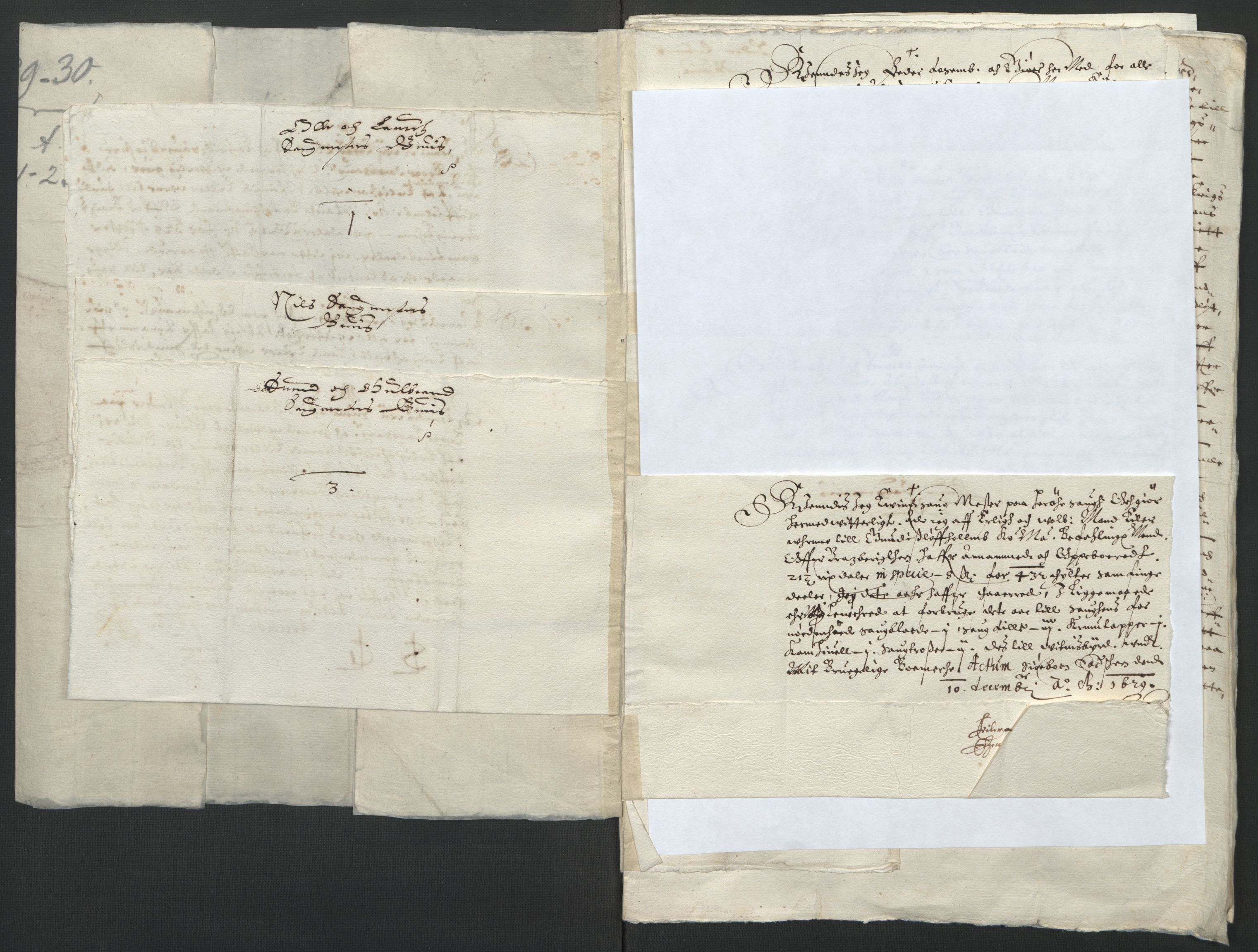 Rentekammeret inntil 1814, Reviderte regnskaper, Lensregnskaper, AV/RA-EA-5023/R/Rb/Rbp/L0013: Bratsberg len, 1628-1630