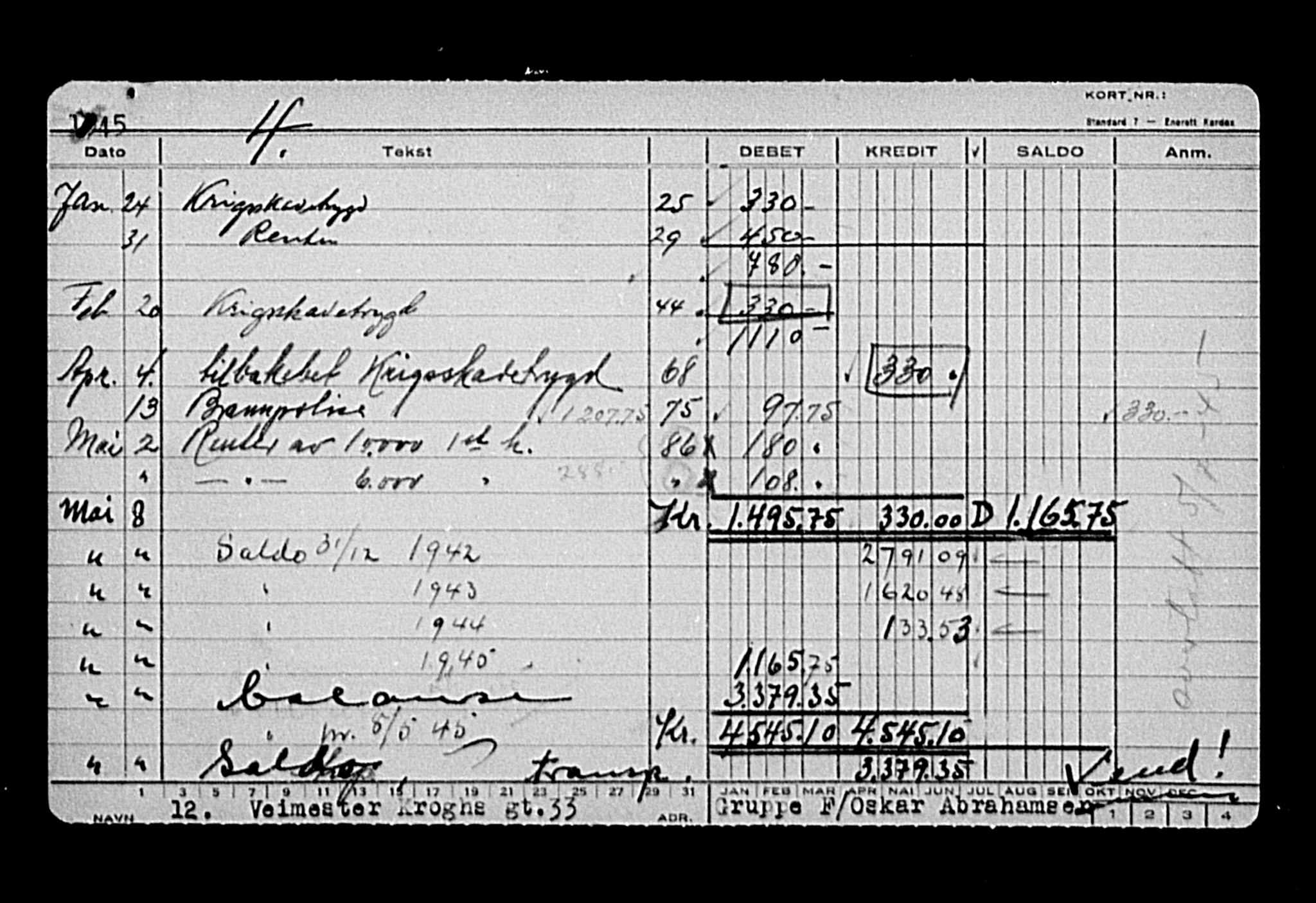 Justisdepartementet, Tilbakeføringskontoret for inndratte formuer, RA/S-1564/H/Hc/Hca/L0891: --, 1945-1947, p. 302