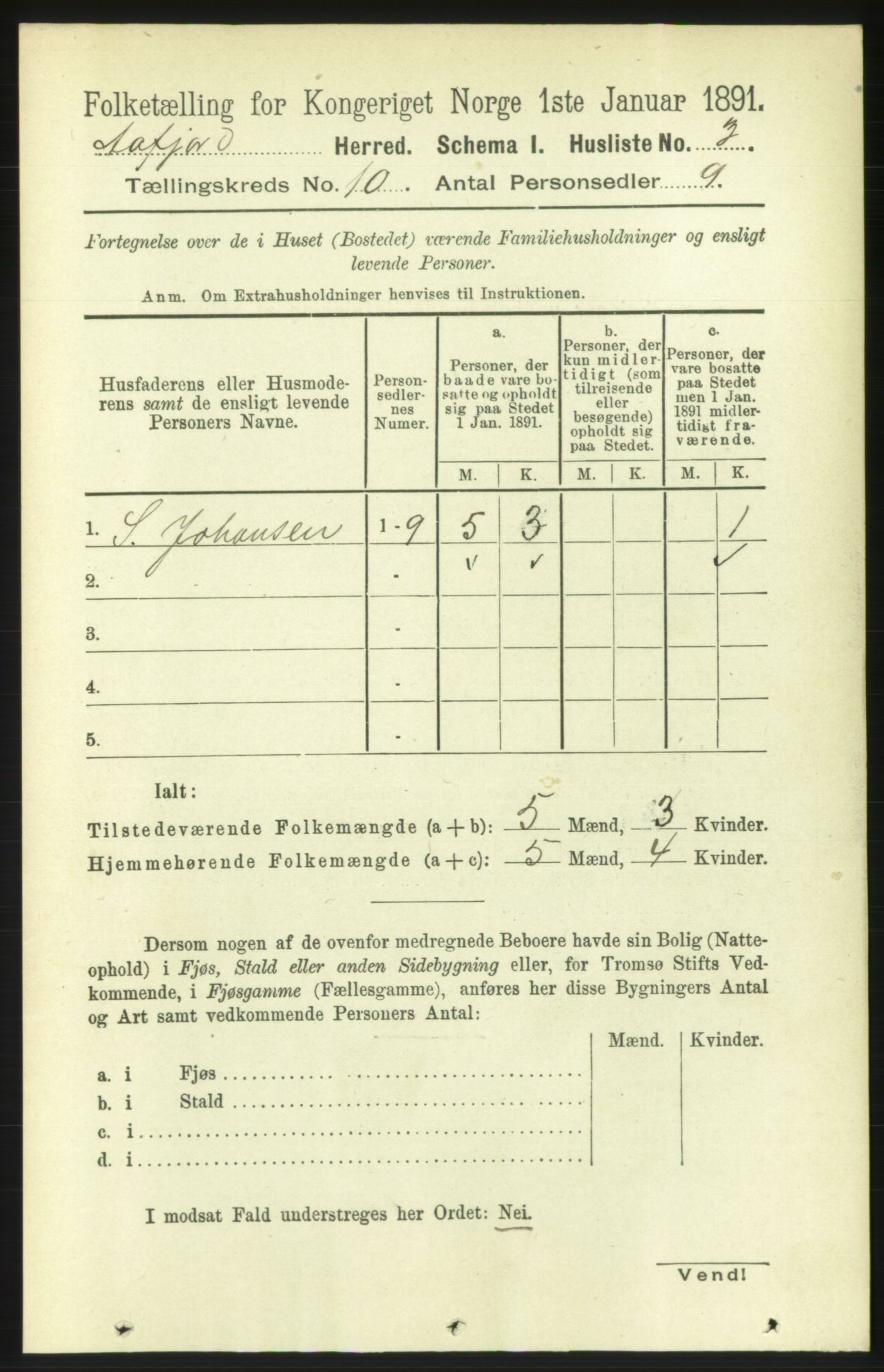 RA, 1891 census for 1630 Åfjord, 1891, p. 2920